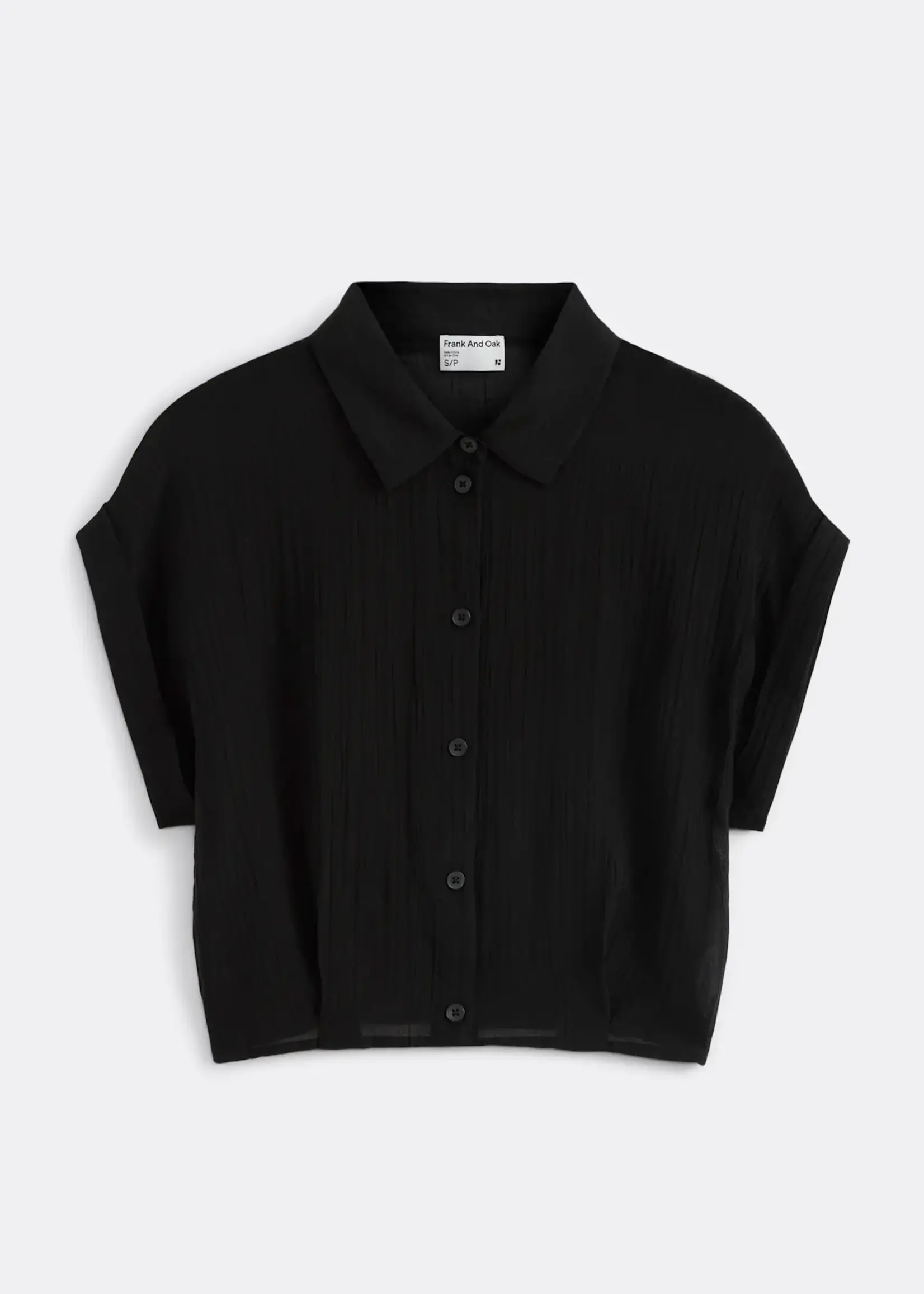 Frank And Oak The bubble hem blouse
