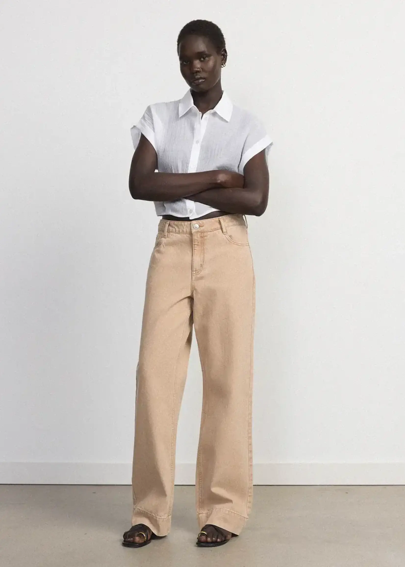 Frank And Oak The bubble hem blouse