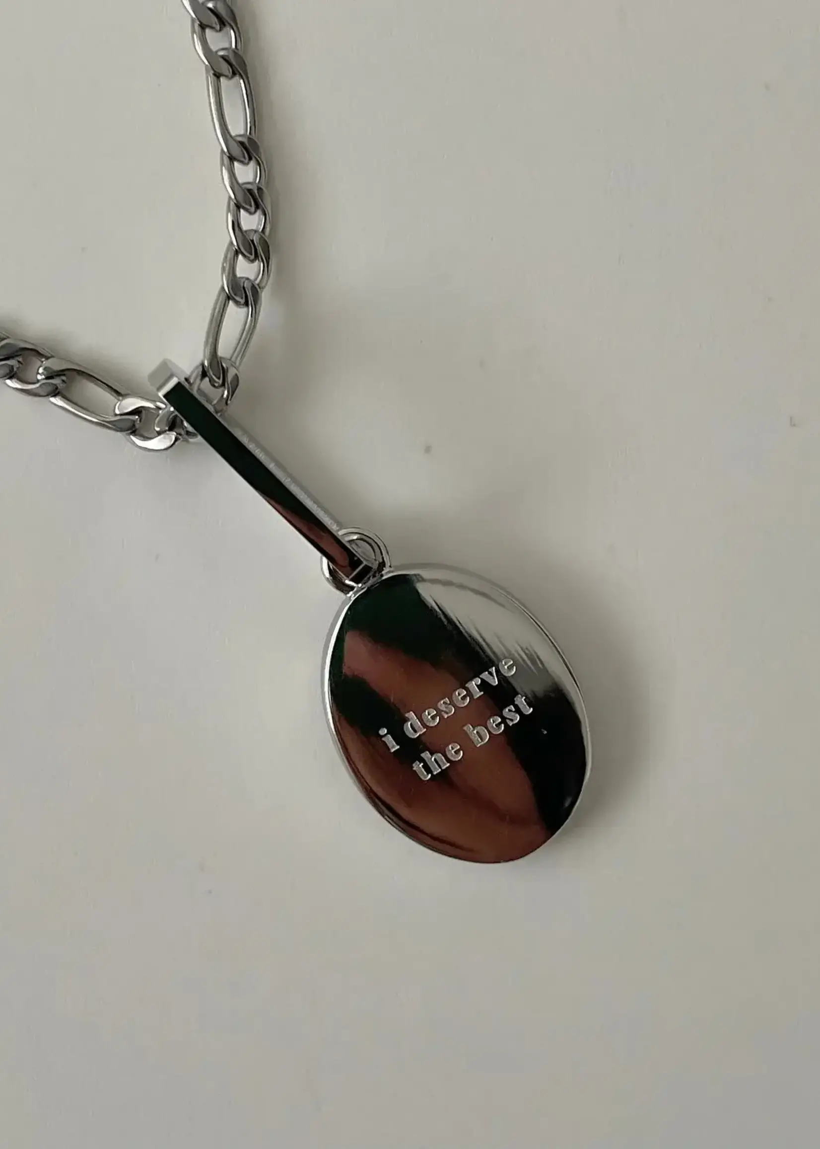 NAMASTE JEWELRY I deserve the best necklace, SILVER