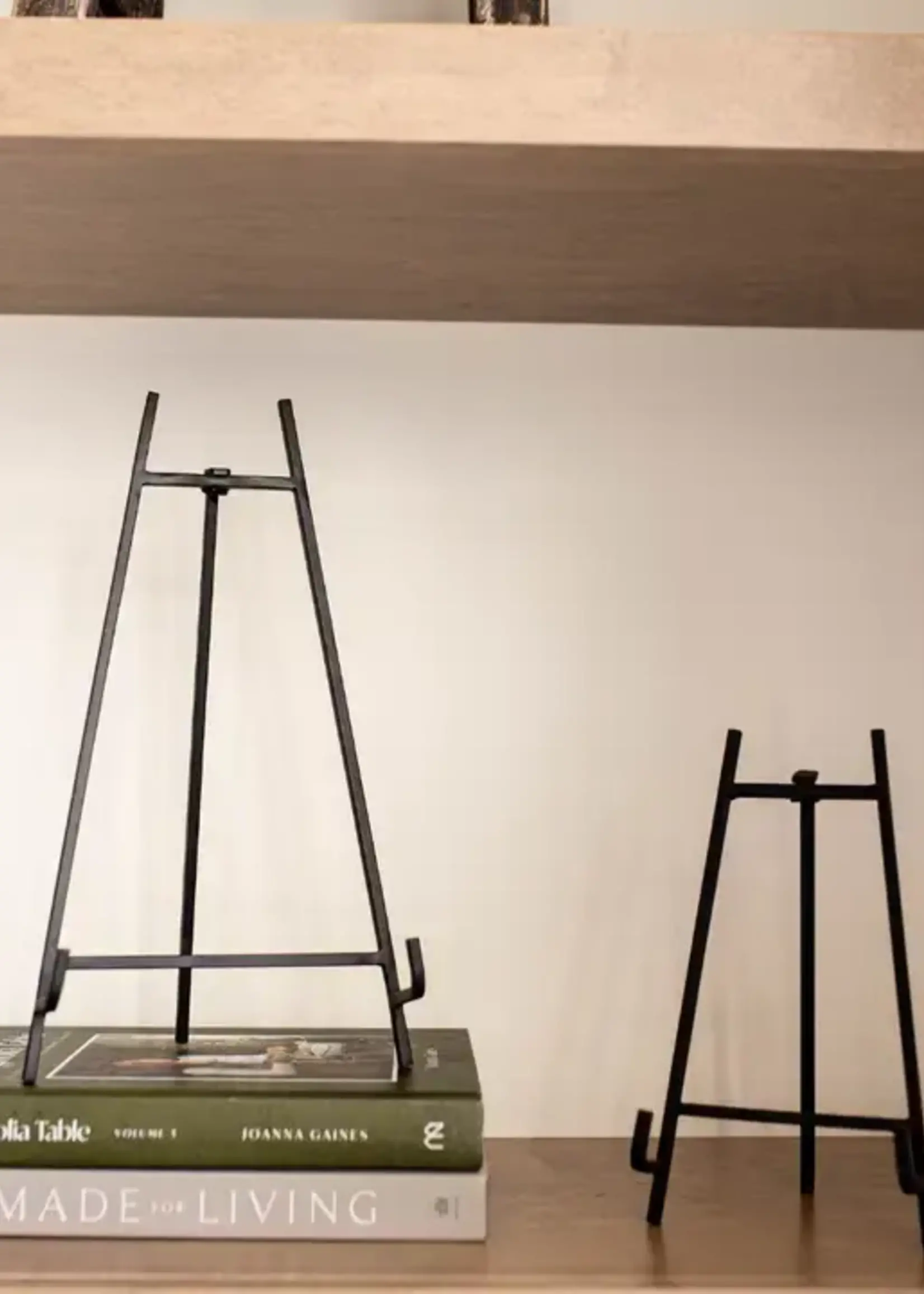 LUXE B CO Art Photo Easel Black Iron Stand
