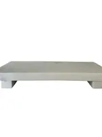LUXE B CO White Marble Trivet Riser