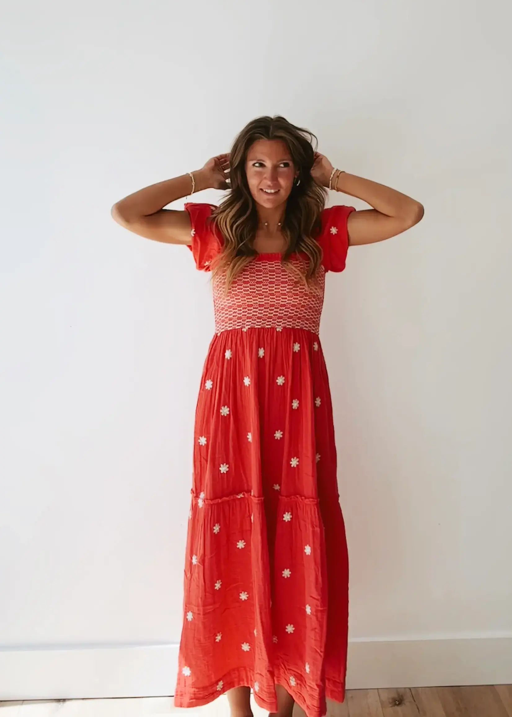 RD STYLE BOHO Embroidered Dress
