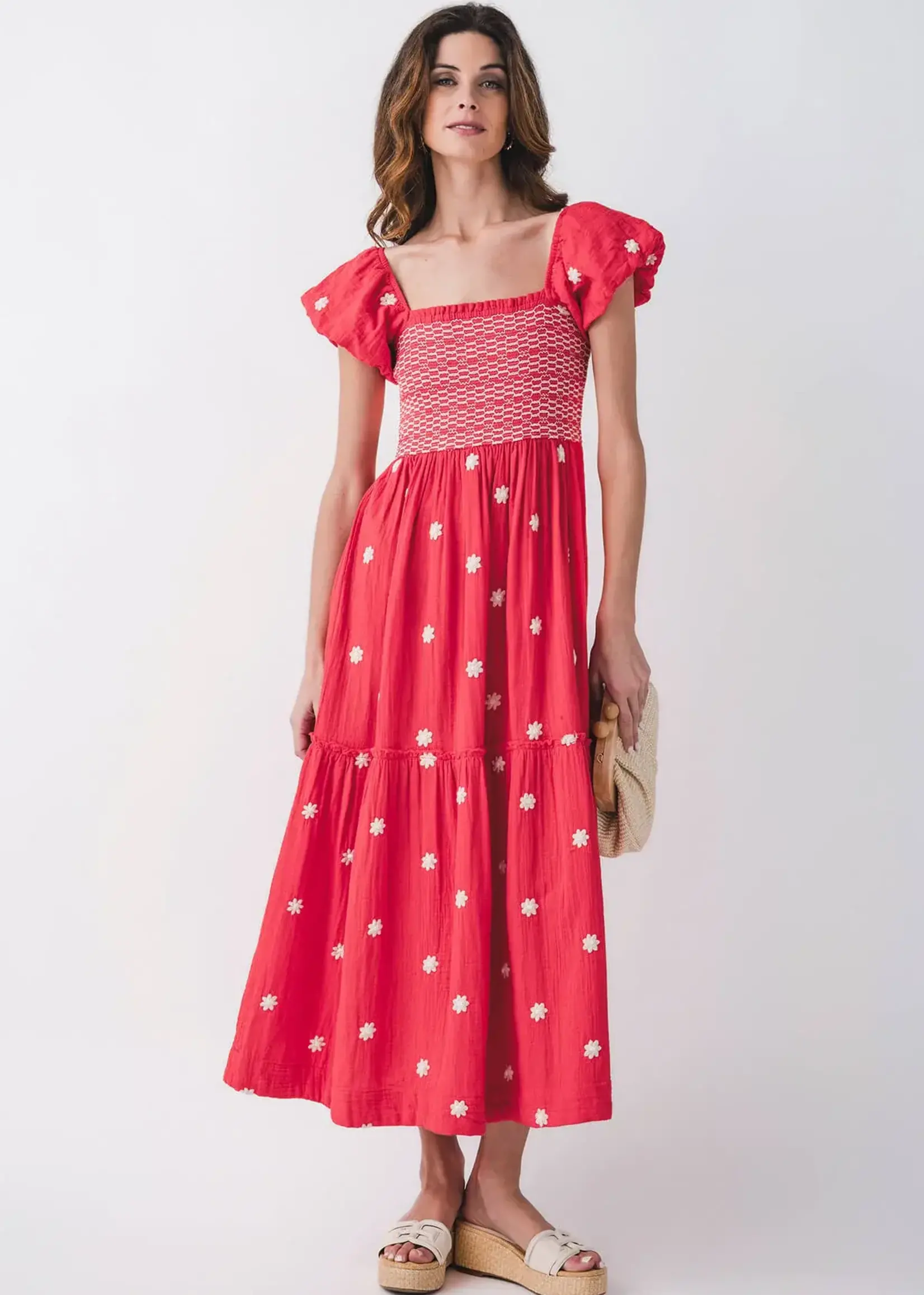 RD STYLE BOHO Embroidered Dress