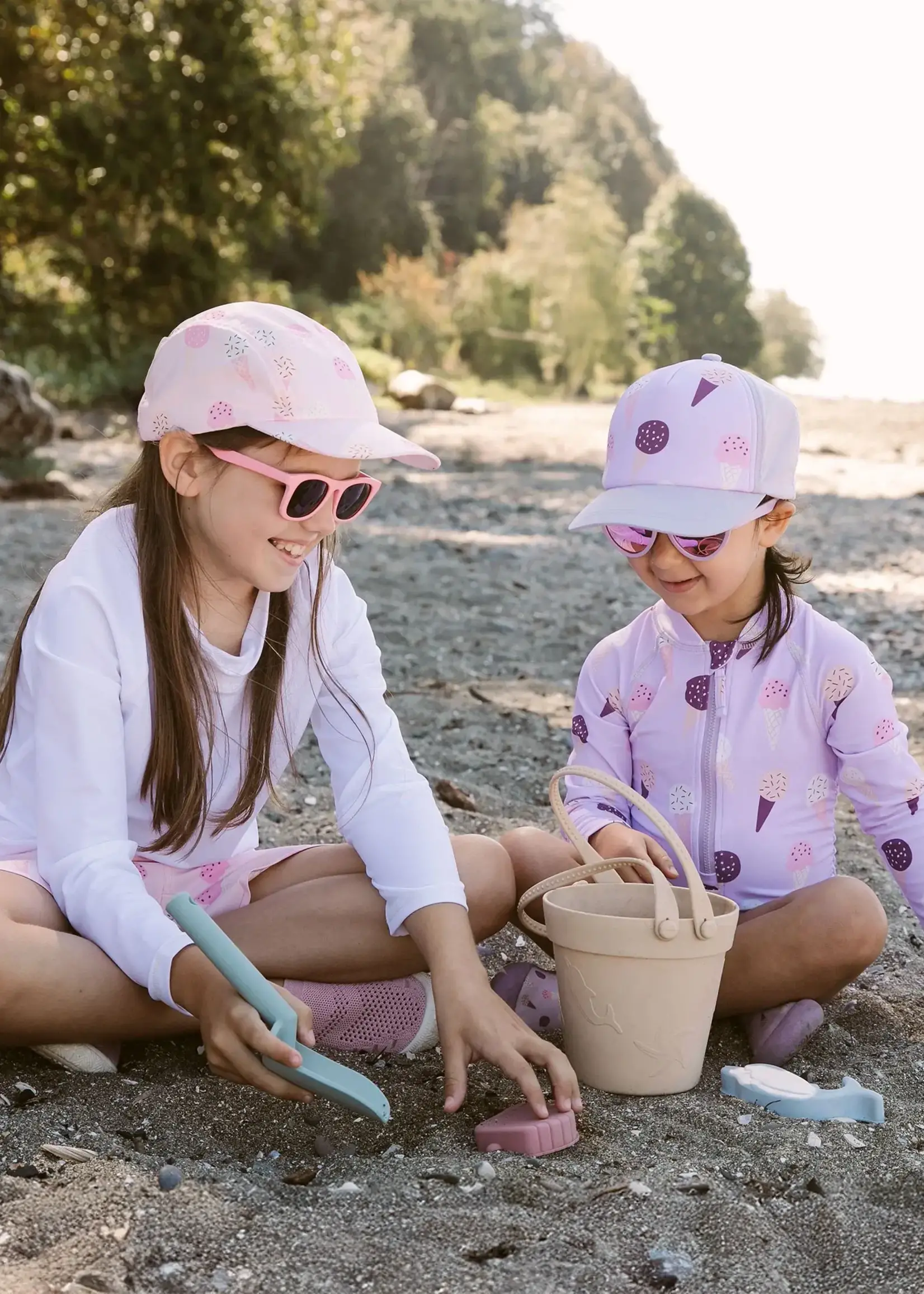 JAN & JUL Kids Five Panel SunLite Caps