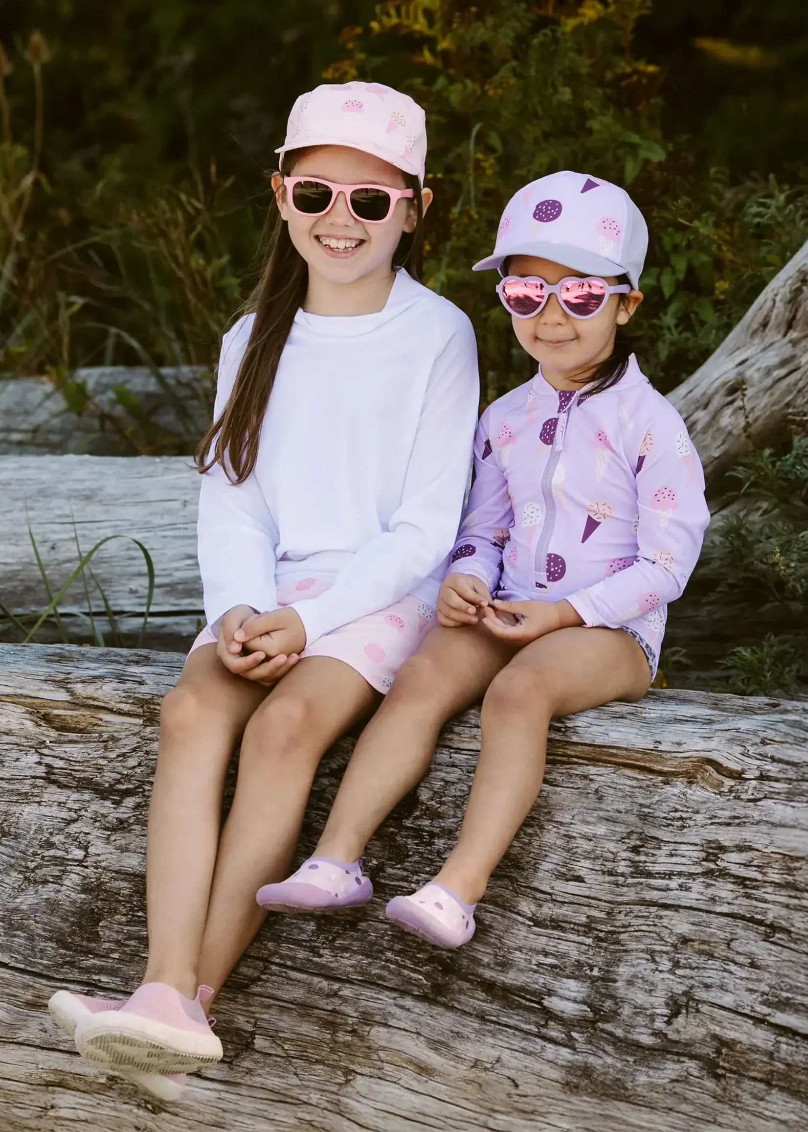 JAN & JUL Kids Five Panel SunLite Caps