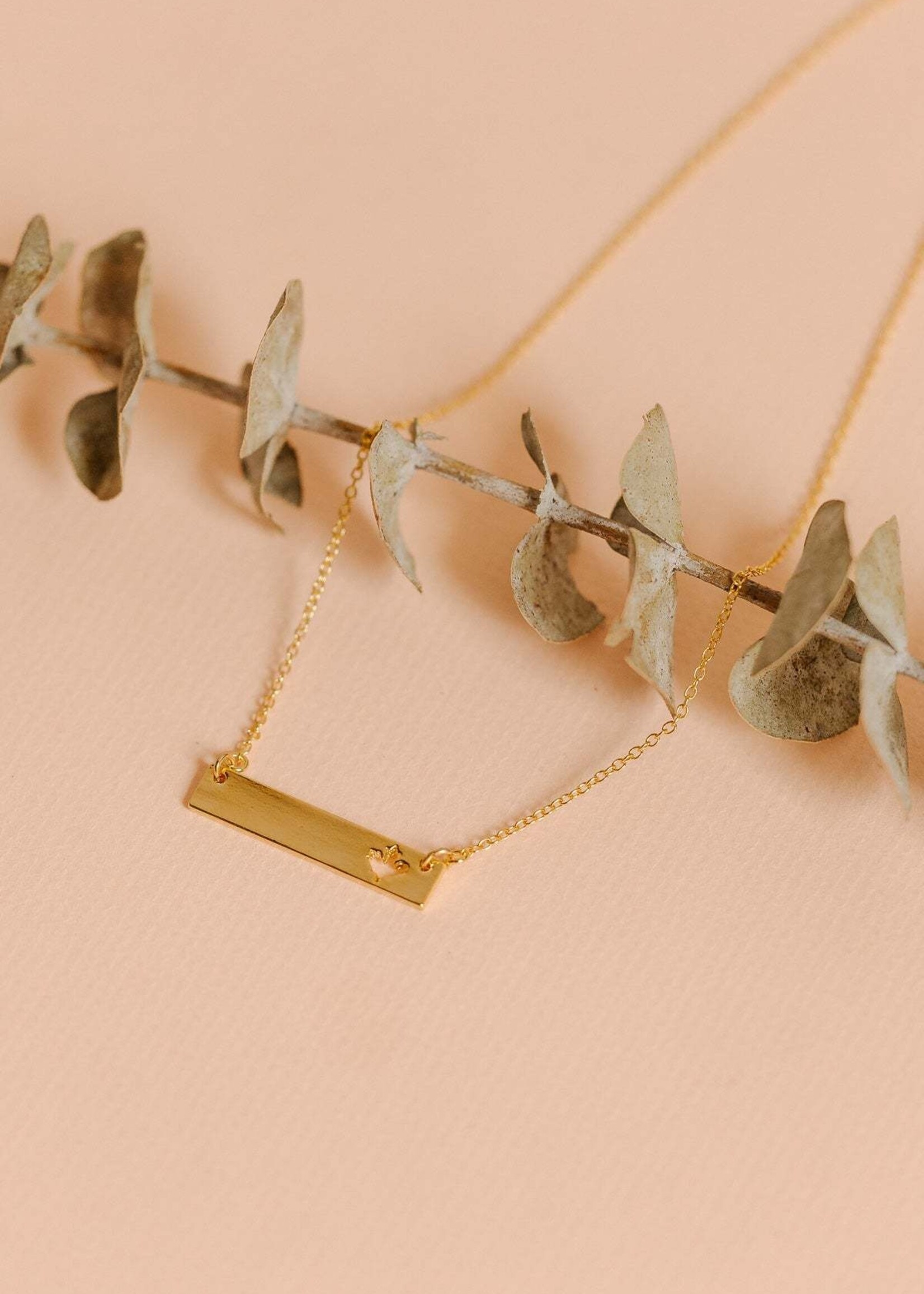 LeBLANC finds CANADIAN Maple Leaf Bar Necklace