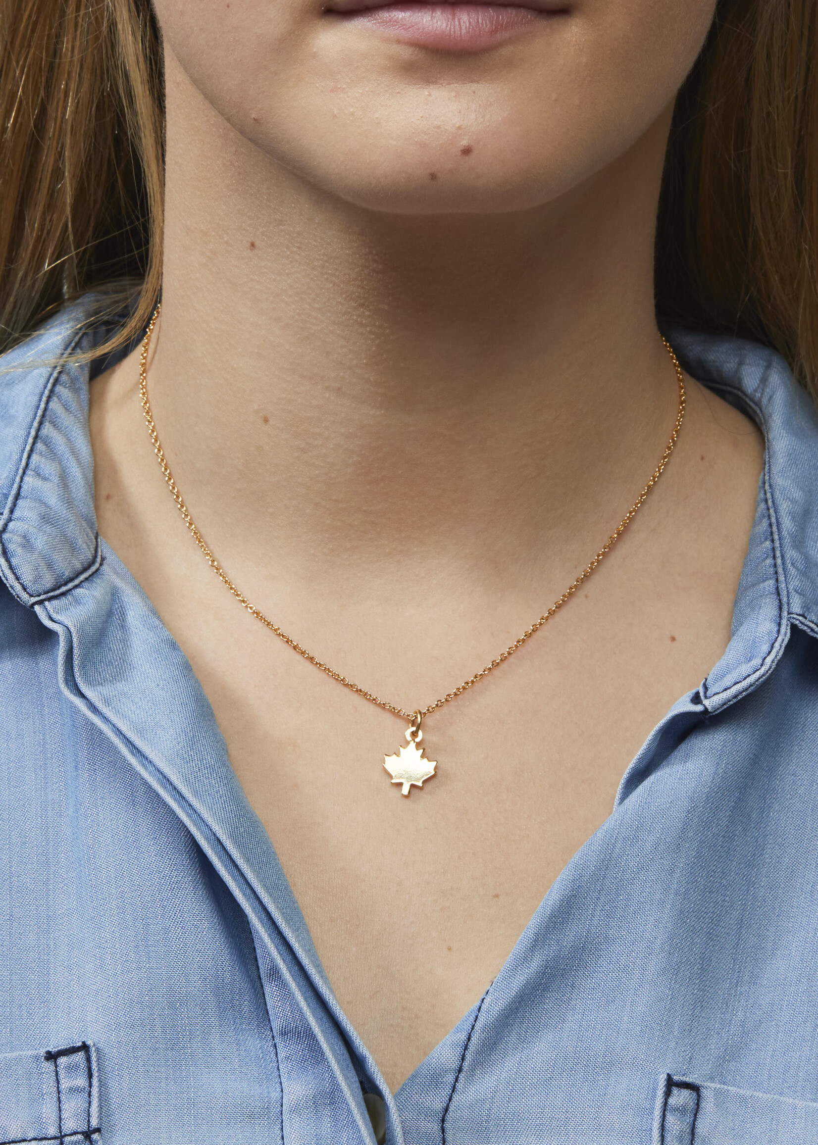 LeBLANC finds CANADIAN Maple Leaf Pendant Necklace
