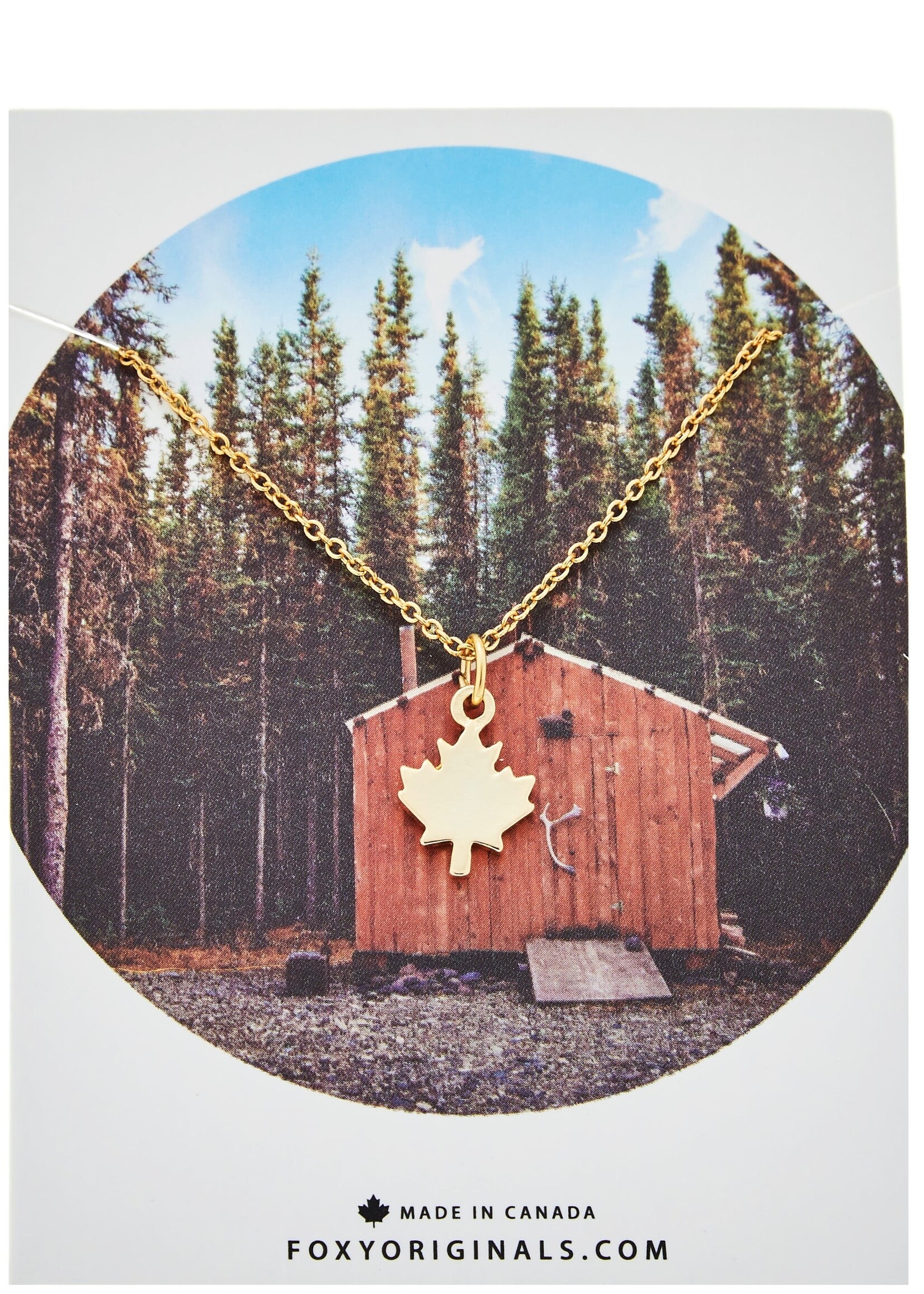 LeBLANC finds CANADIAN Maple Leaf Pendant Necklace