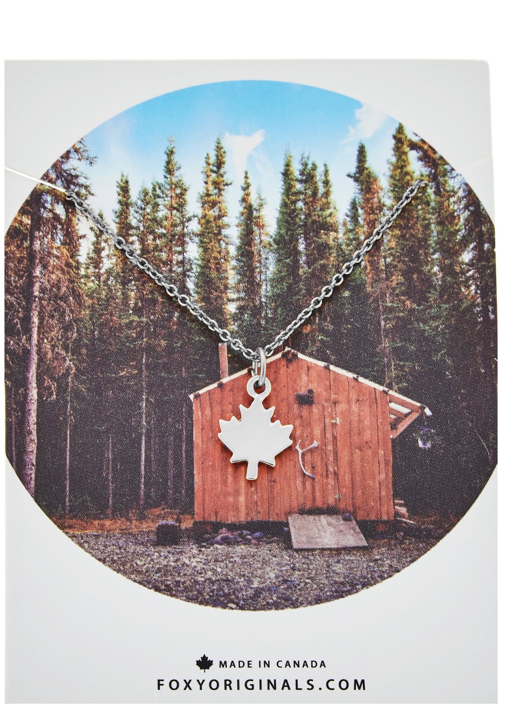 LeBLANC finds CANADIAN Maple Leaf Pendant Necklace