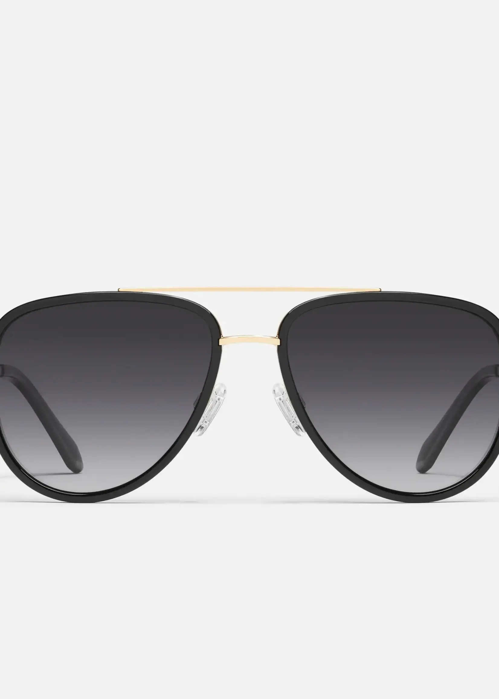 QUAY ALL IN MINI, polarized sunglasses - Black/Smoke
