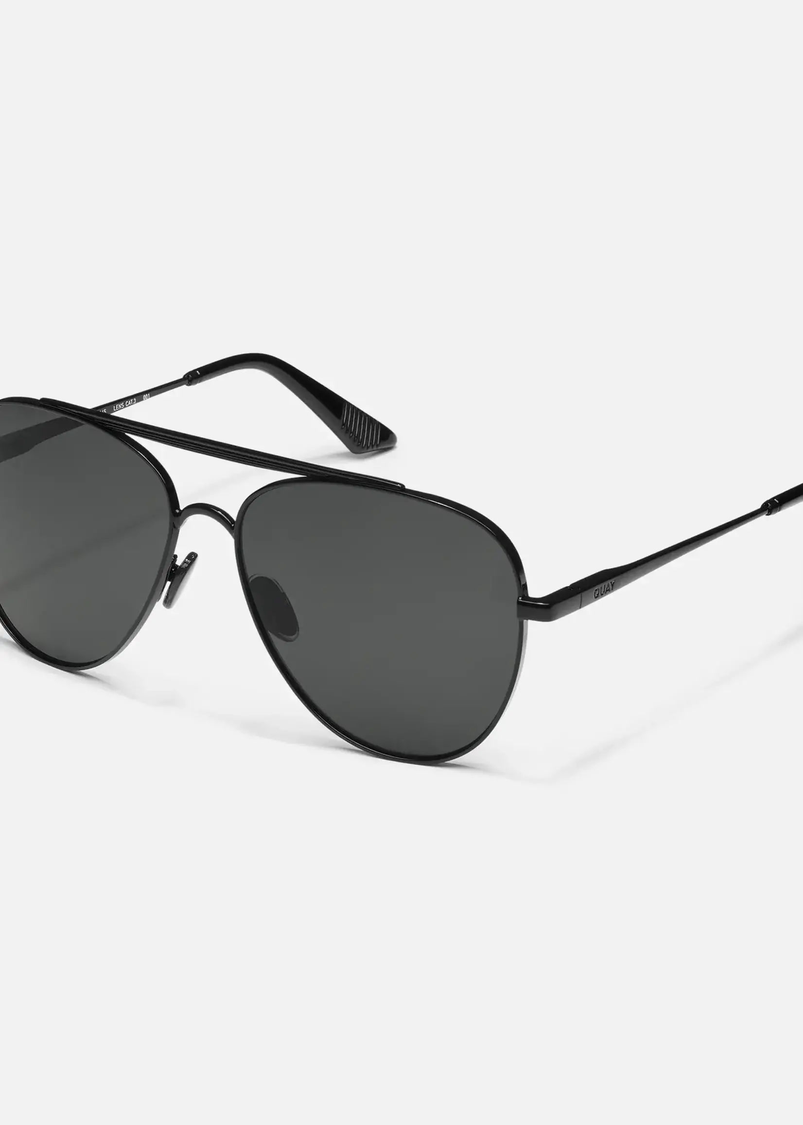 QUAY FREE FALL Sunglasses POLARIZED Black/ Smoke