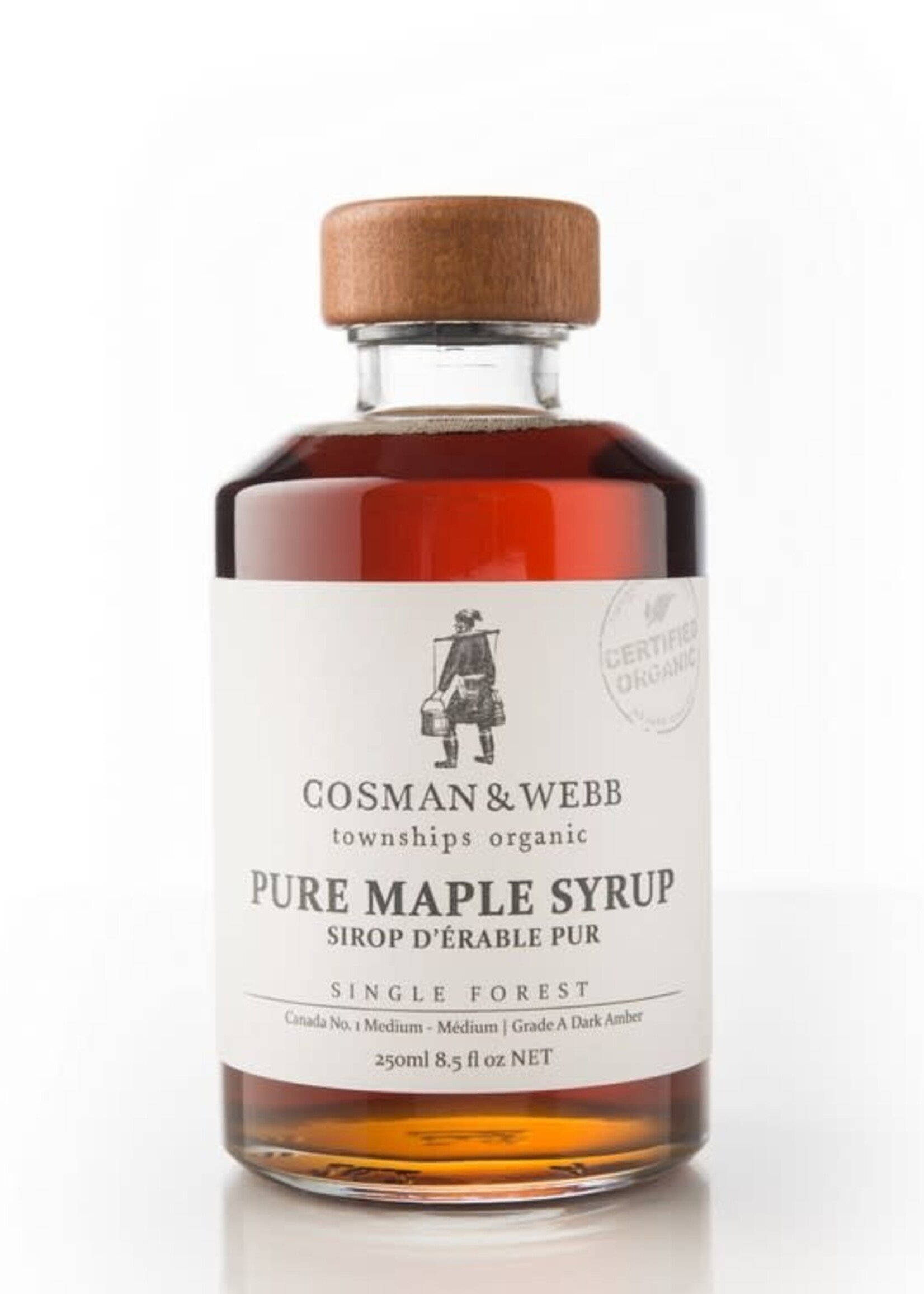 COSMAN & WEBB township organic Canadian Organic Maple Syrup, Amber Rich Taste
