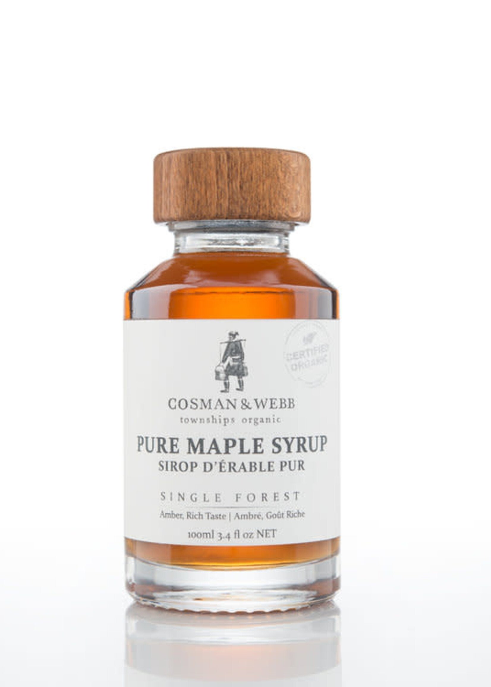 COSMAN & WEBB township organic Canadian Organic Maple Syrup, Amber Rich Taste