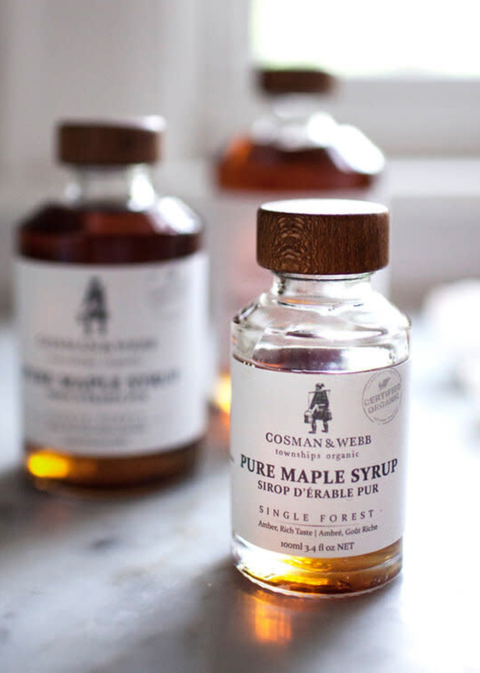 COSMAN & WEBB township organic Canadian Organic Maple Syrup, Amber Rich Taste
