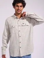 BRIXTON Bowery Lightweight Ultra Soft Flannel Shirt