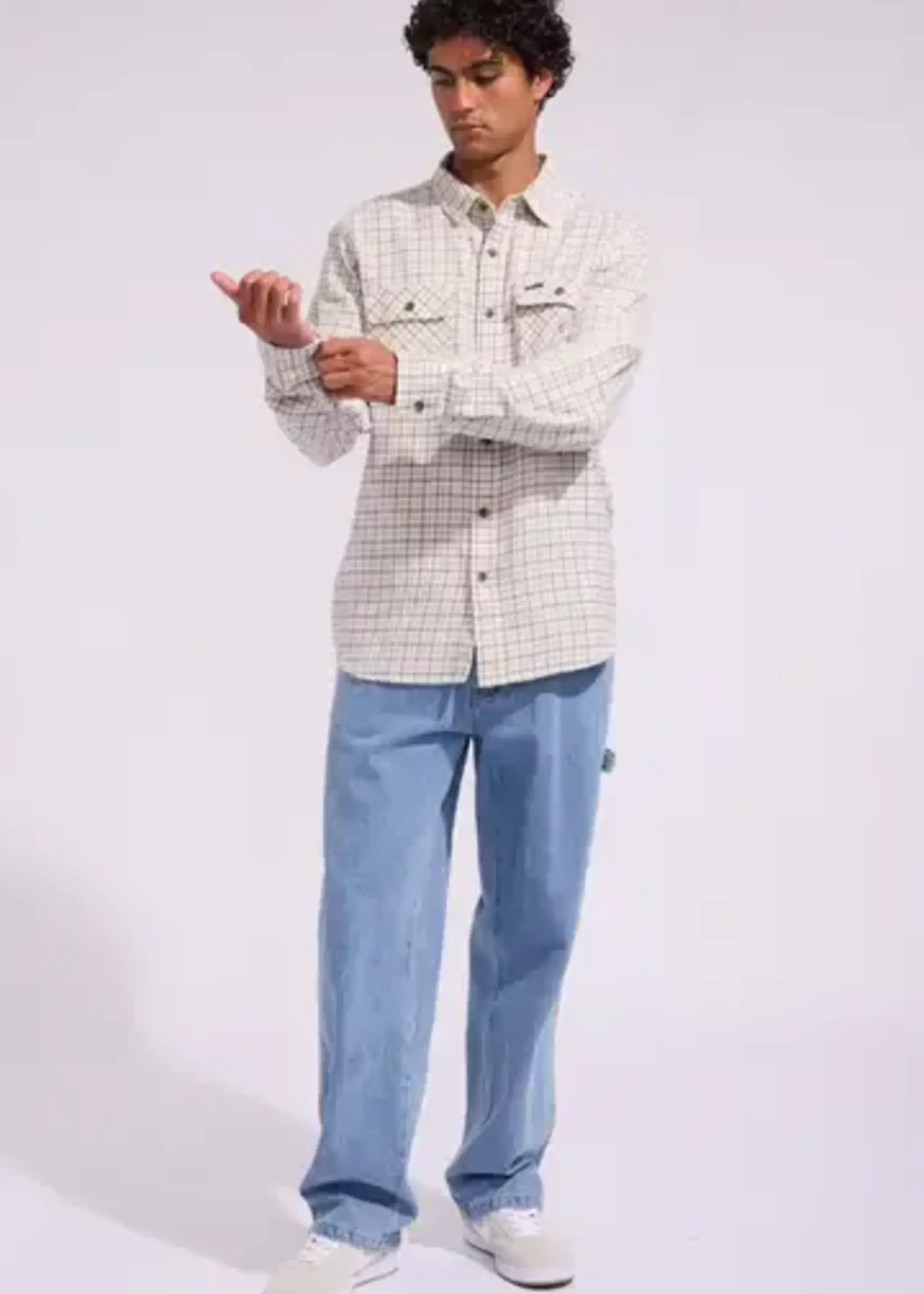 BRIXTON Bowery Lightweight Ultra Soft Flannel Shirt
