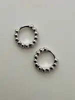 NAMASTE JEWELRY Bubble Huggies - Silver