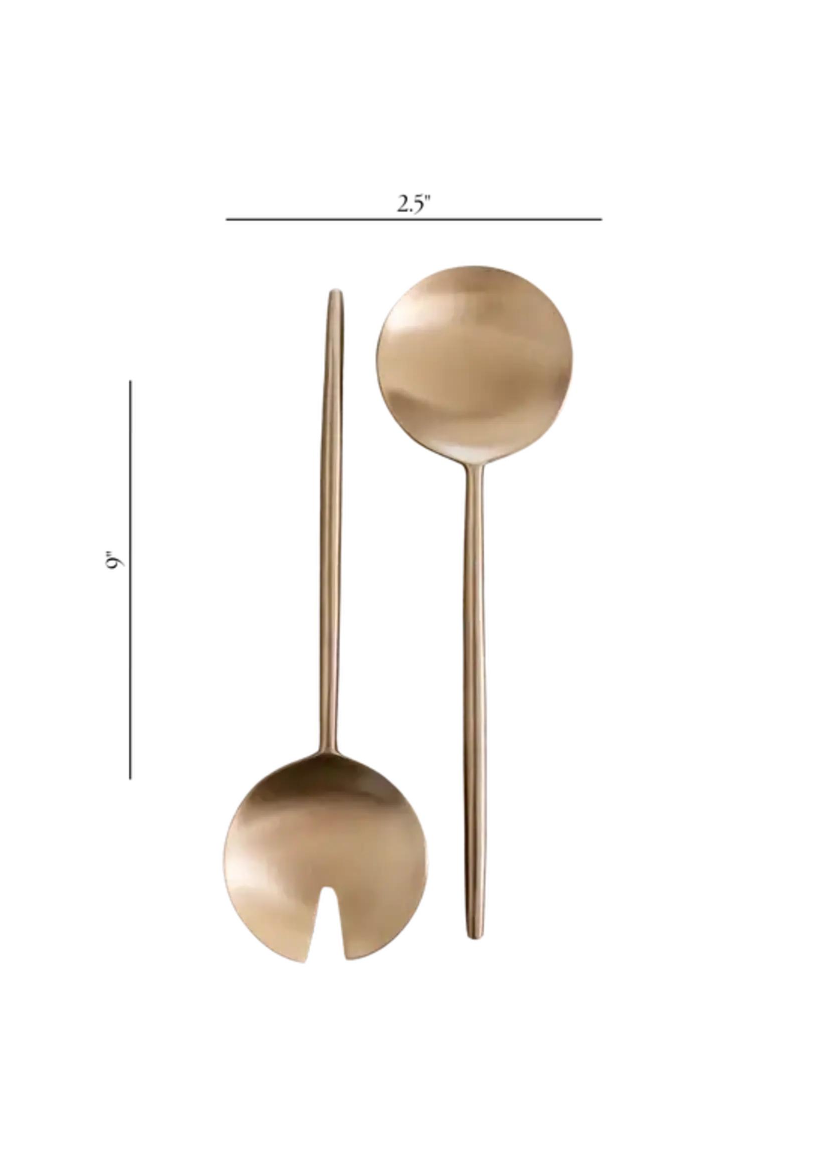 LUXE B CO Stainless Steel Salad Servers