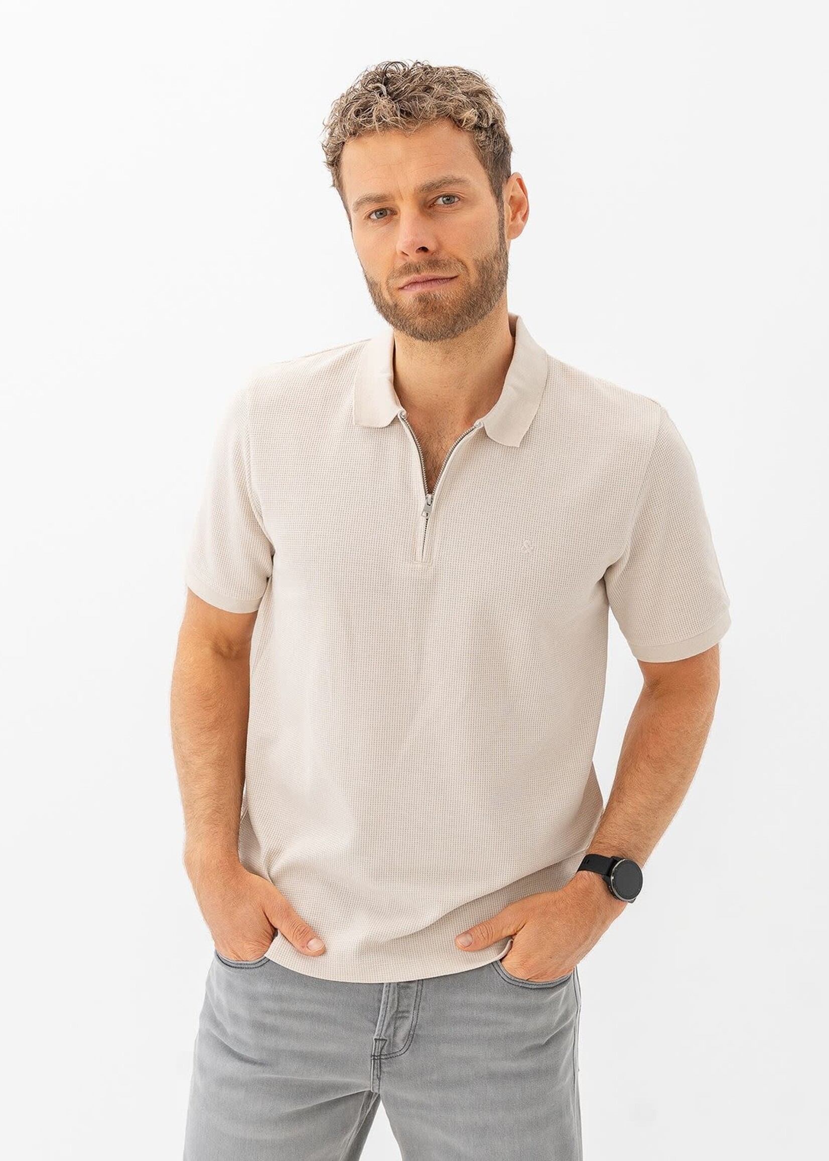 JACK & JONES EAUSTIN ZIP POLO