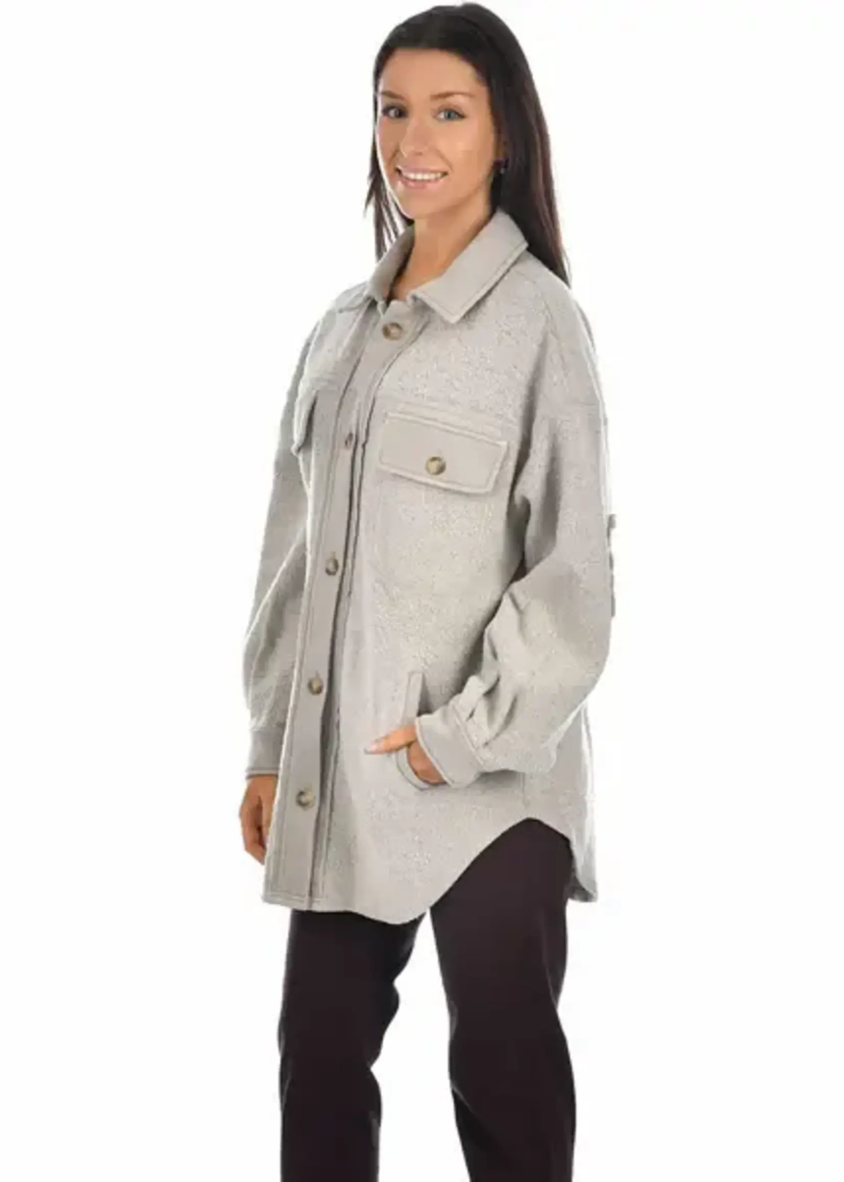 RD STYLE LEXIE fleece shacket