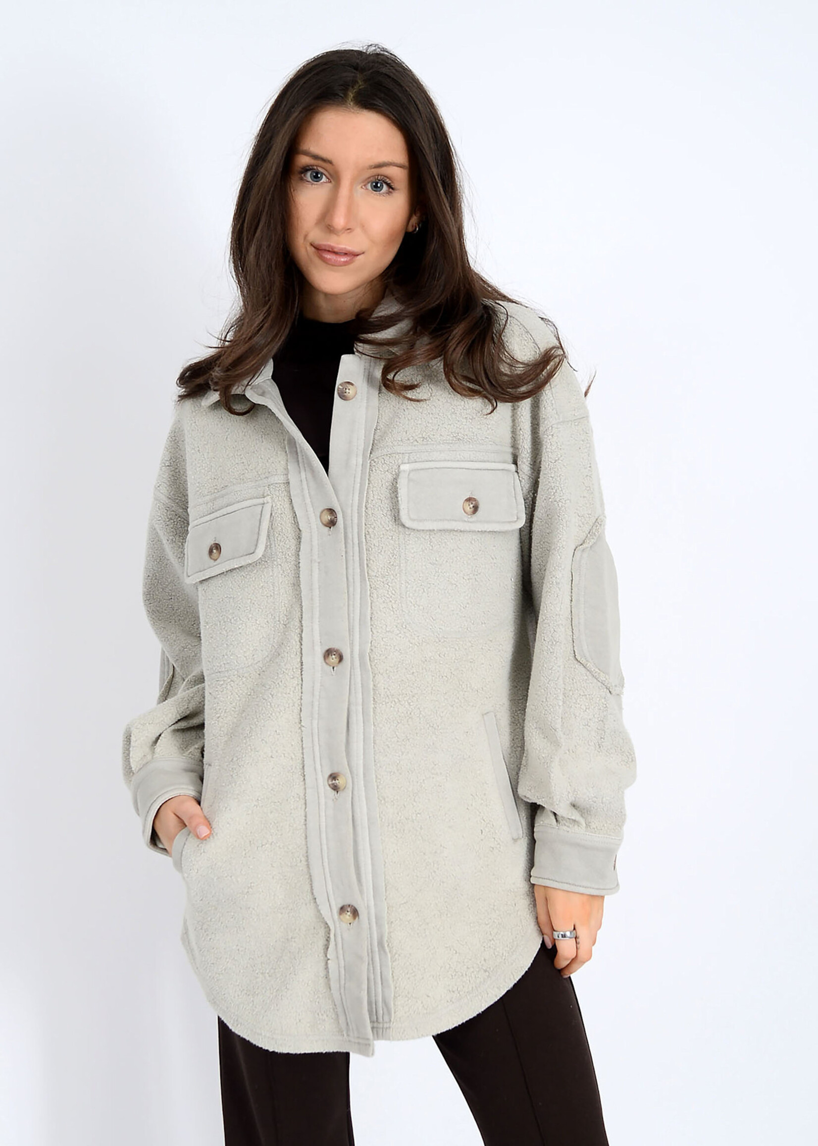 RD STYLE LEXIE fleece shacket