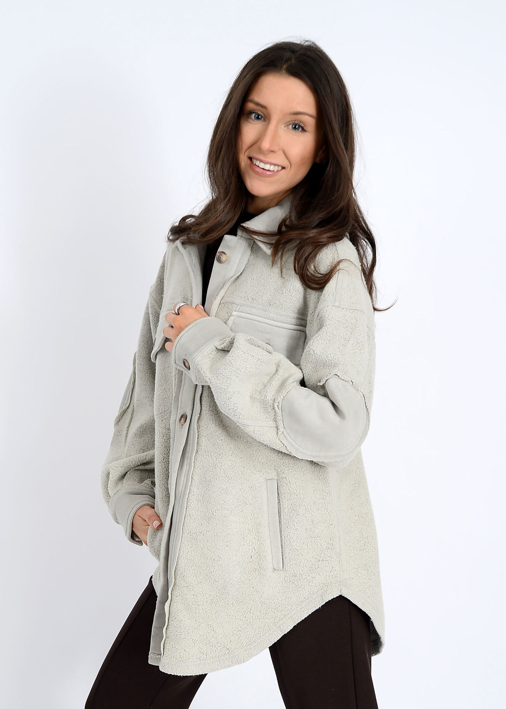 RD STYLE LEXIE fleece shacket