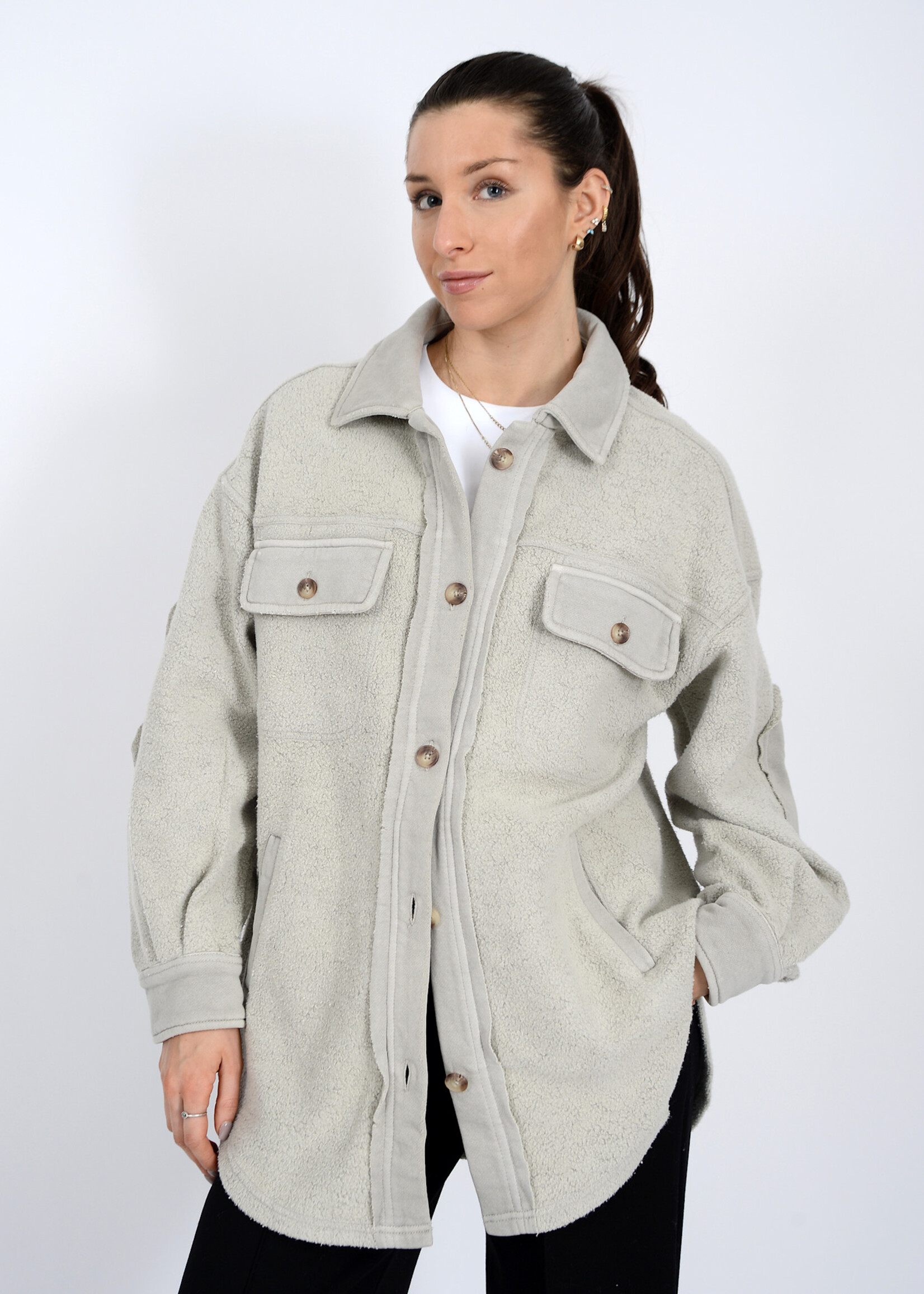 RD STYLE LEXIE fleece shacket