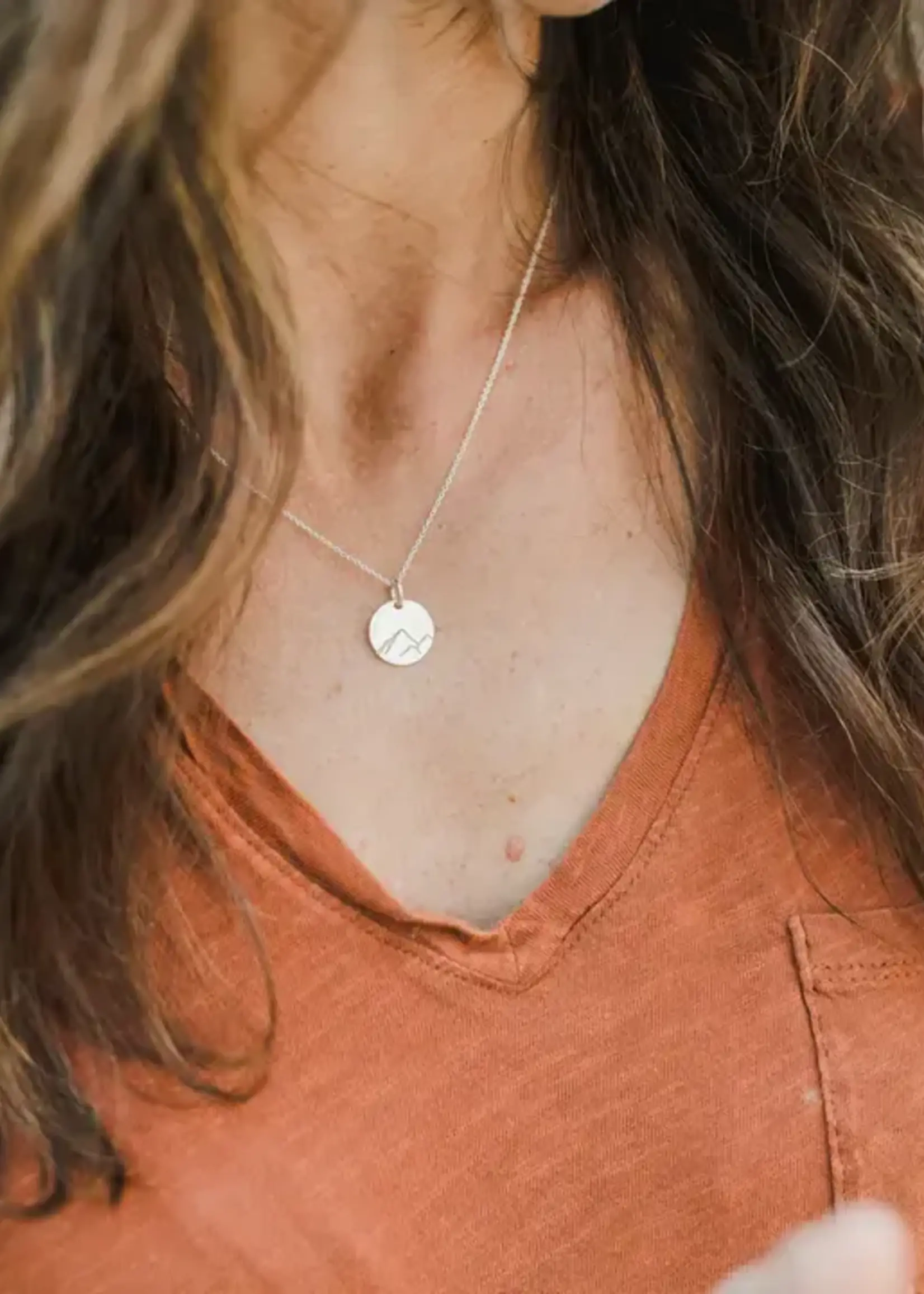 BECOMING JEWELRY Mountains are calling Necklace- 18"