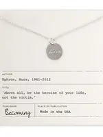 BECOMING JEWELRY Badass necklace - Sterling Silver 18"