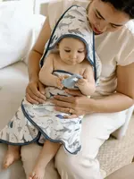 LOULOU LOLLIPOP Muslin Hooded Towel Set