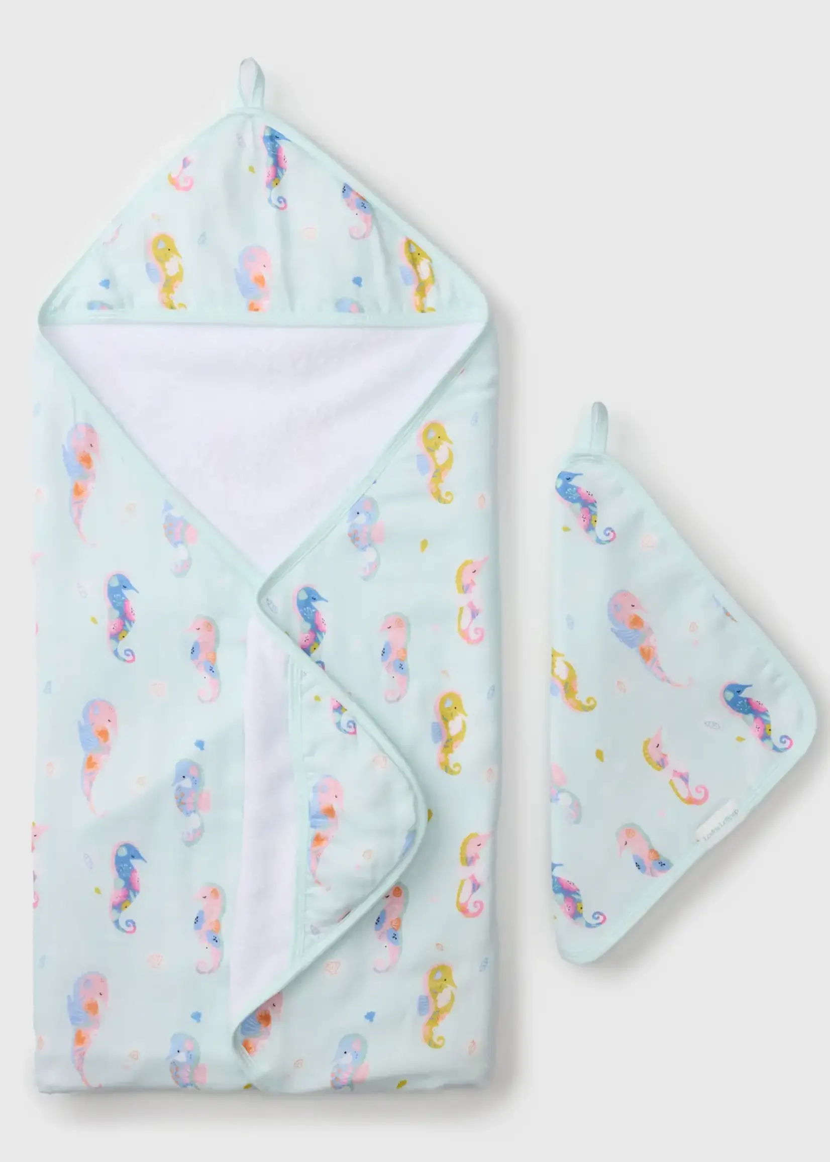 LOULOU LOLLIPOP Muslin Hooded Towel Set