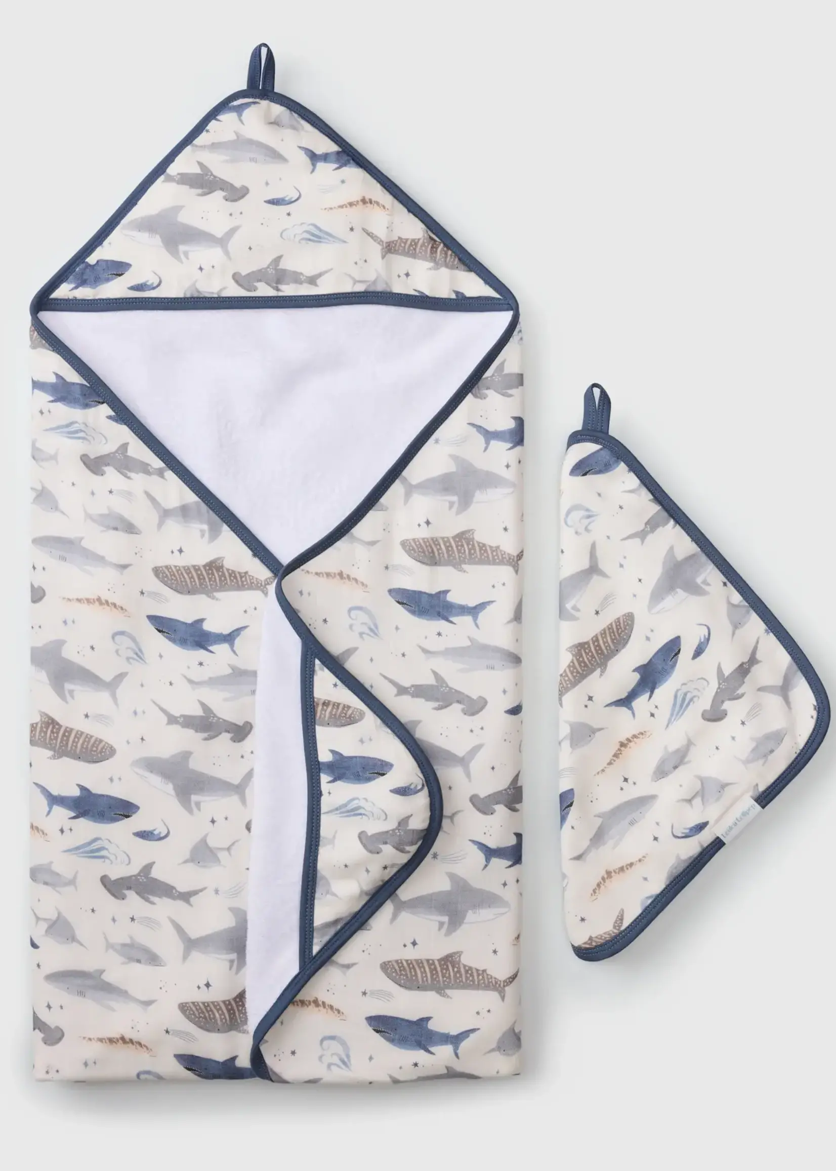 LOULOU LOLLIPOP Muslin Hooded Towel Set