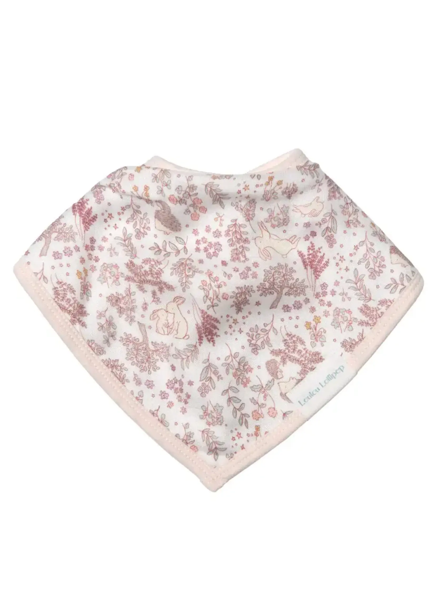 LOULOU LOLLIPOP Muslin Bandana Bib Set - Hedgehog Forrest