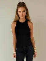 PRIV Fiona Ribbed Knit Top