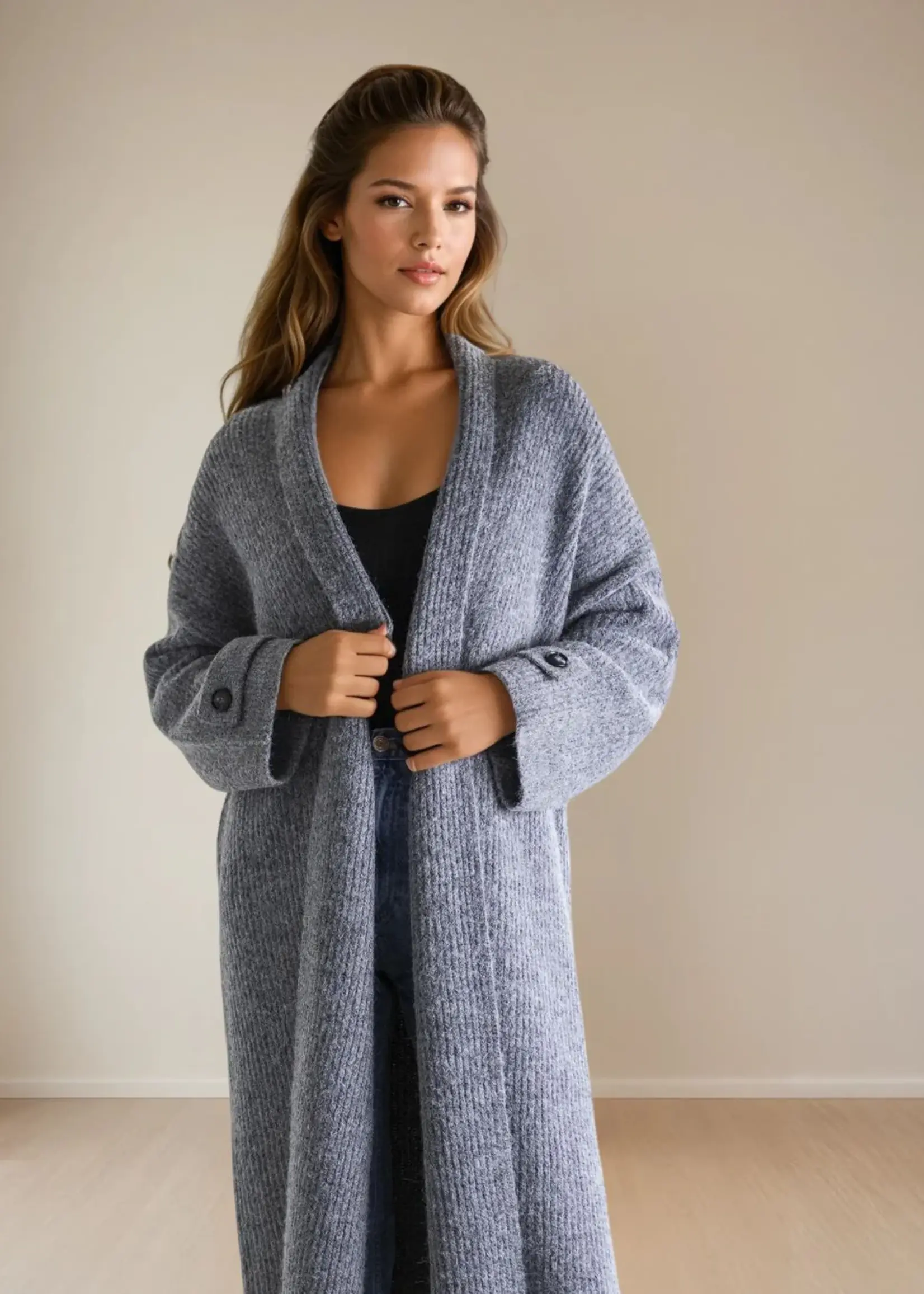 PRIV Vera full length cardigan