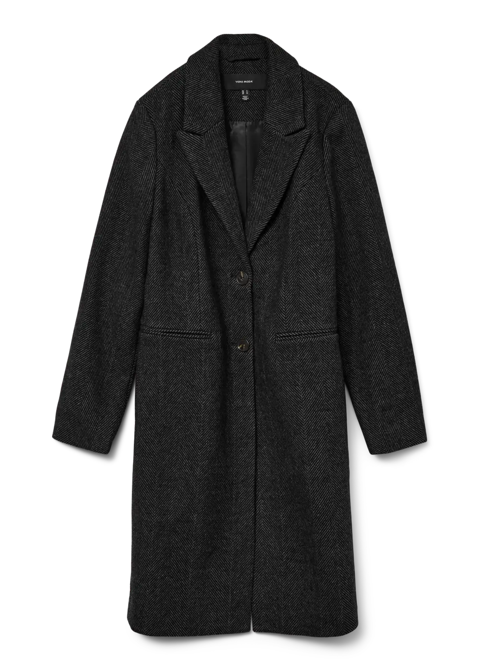 VERO MODA VMBLAZA HERRINGBONE LONG COAT