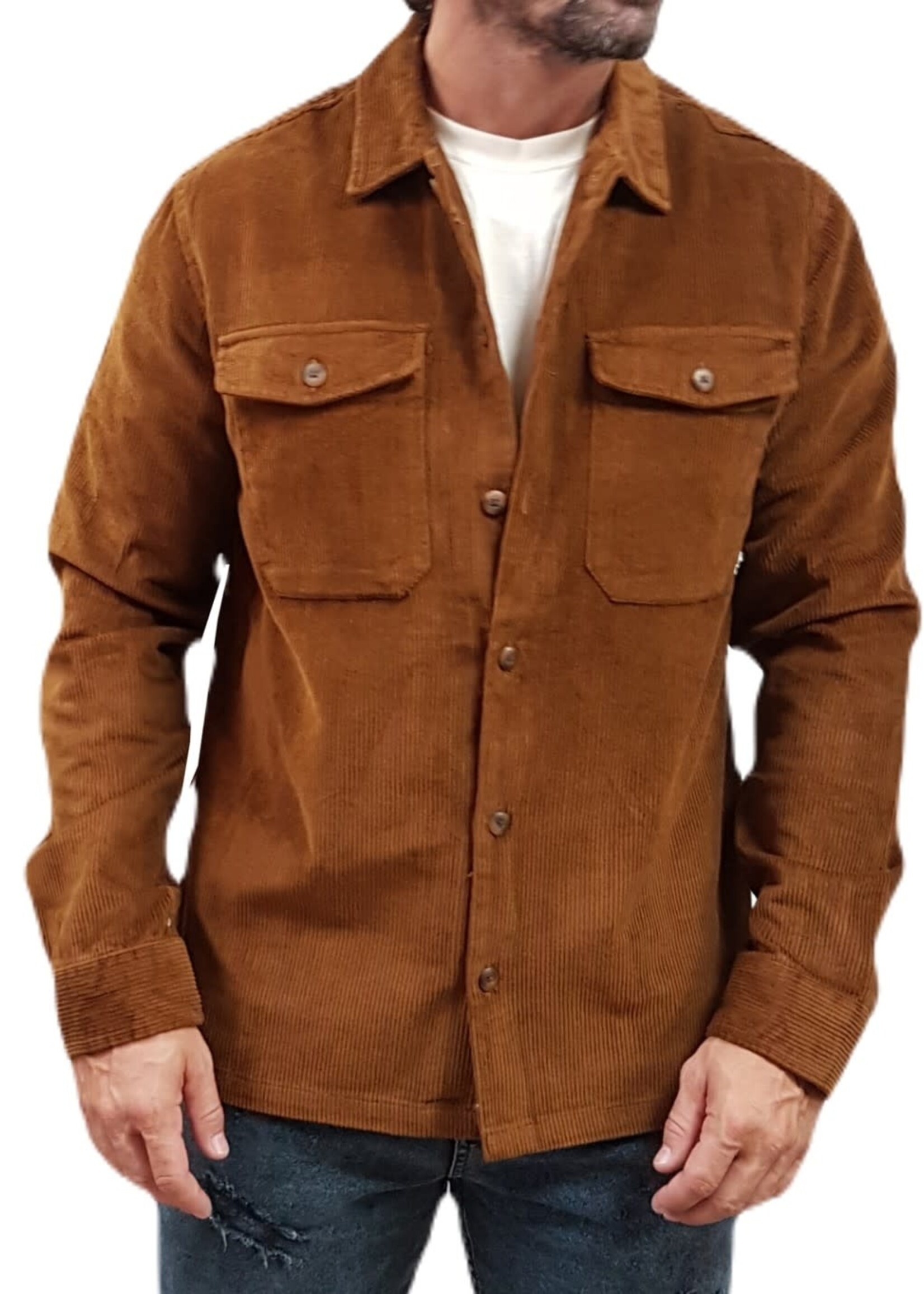 JACK & JONES JJEPERFECT CORDUROY OVERSHIRT