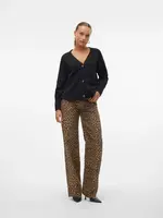 VERO MODA VMBOOM LS V-NECK BUTTON CARDIGAN