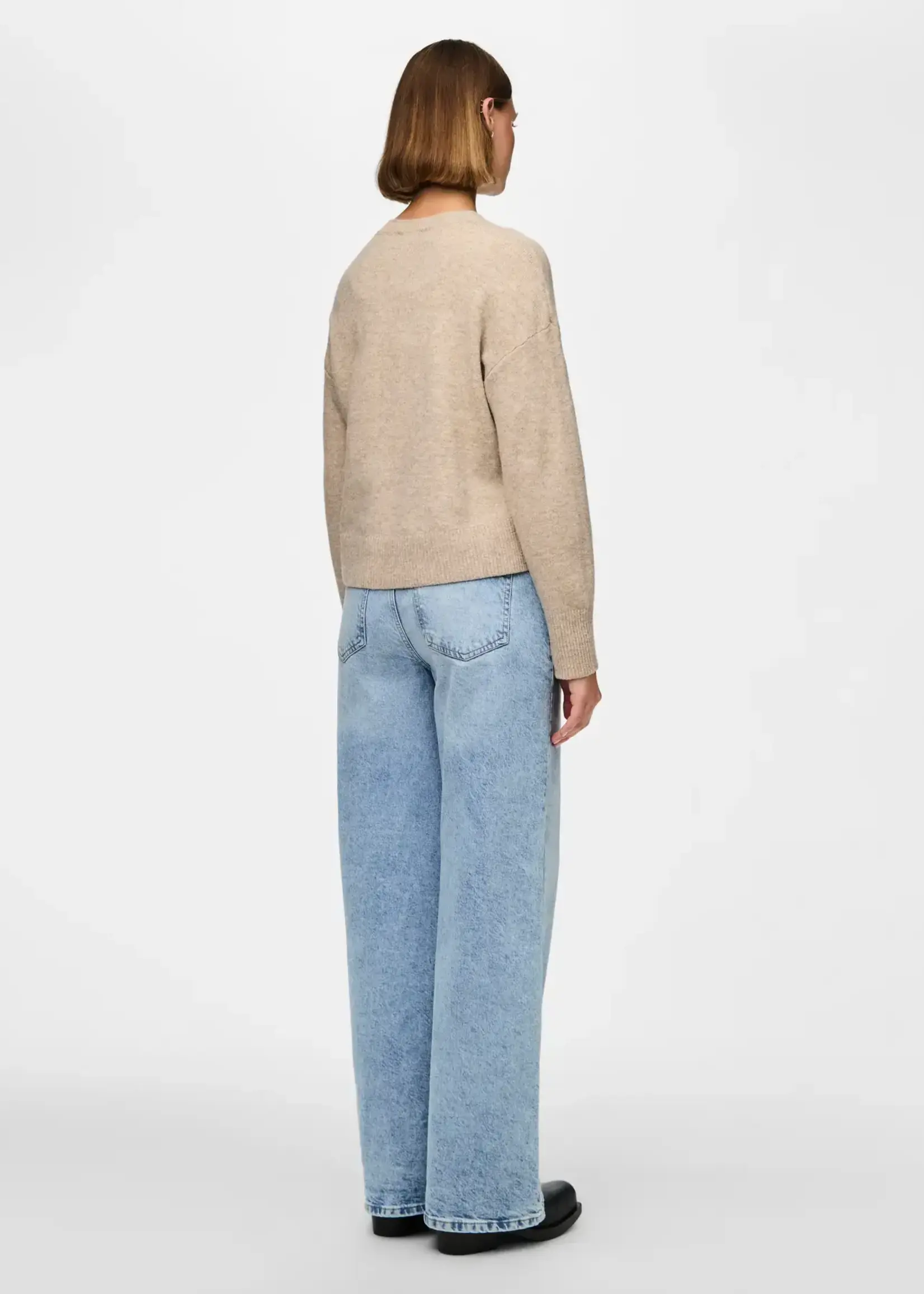 PIECES PCMALOU LS crew sweater