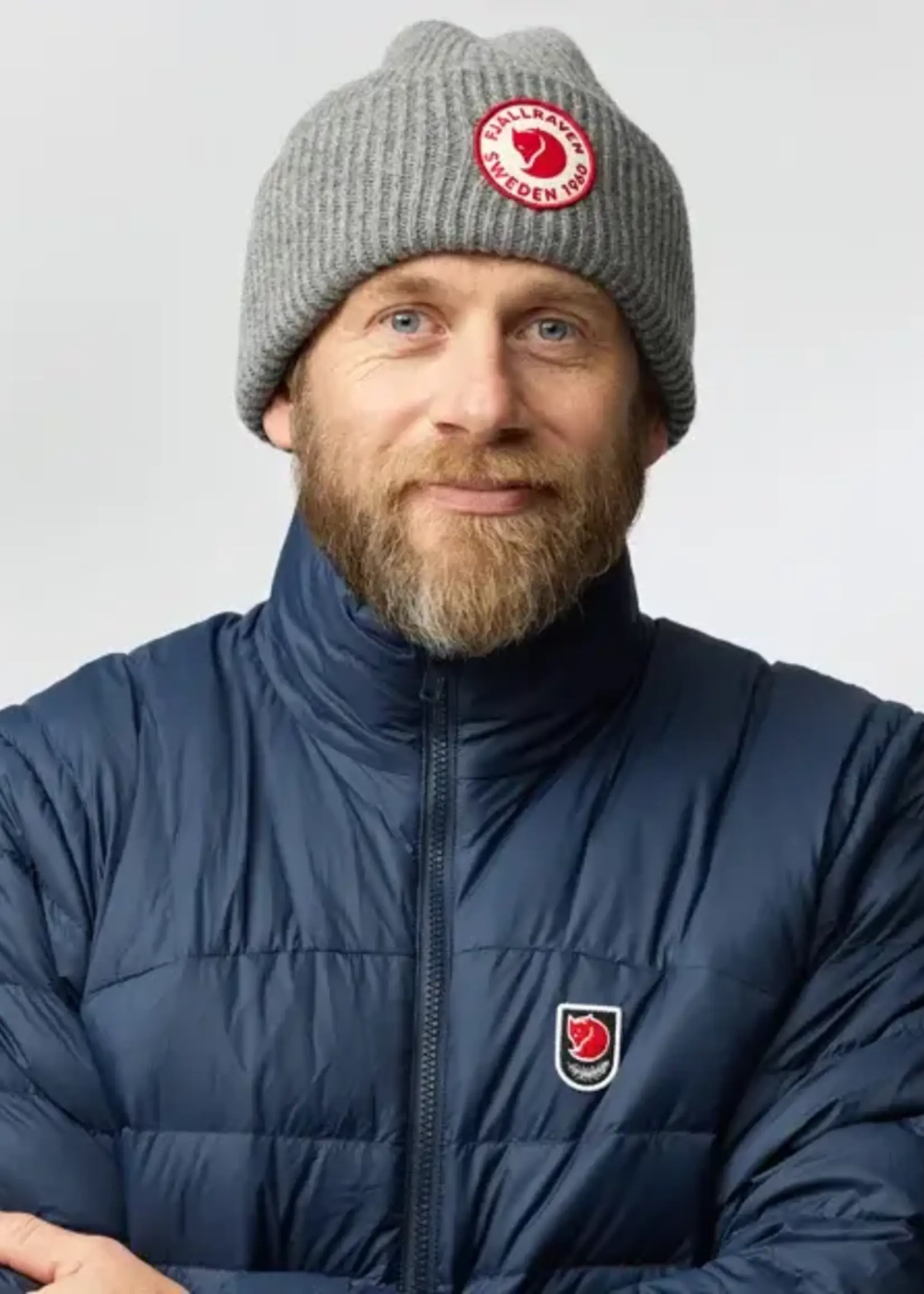 FJALL RAVEN 1960 LOGO Hat - GREY