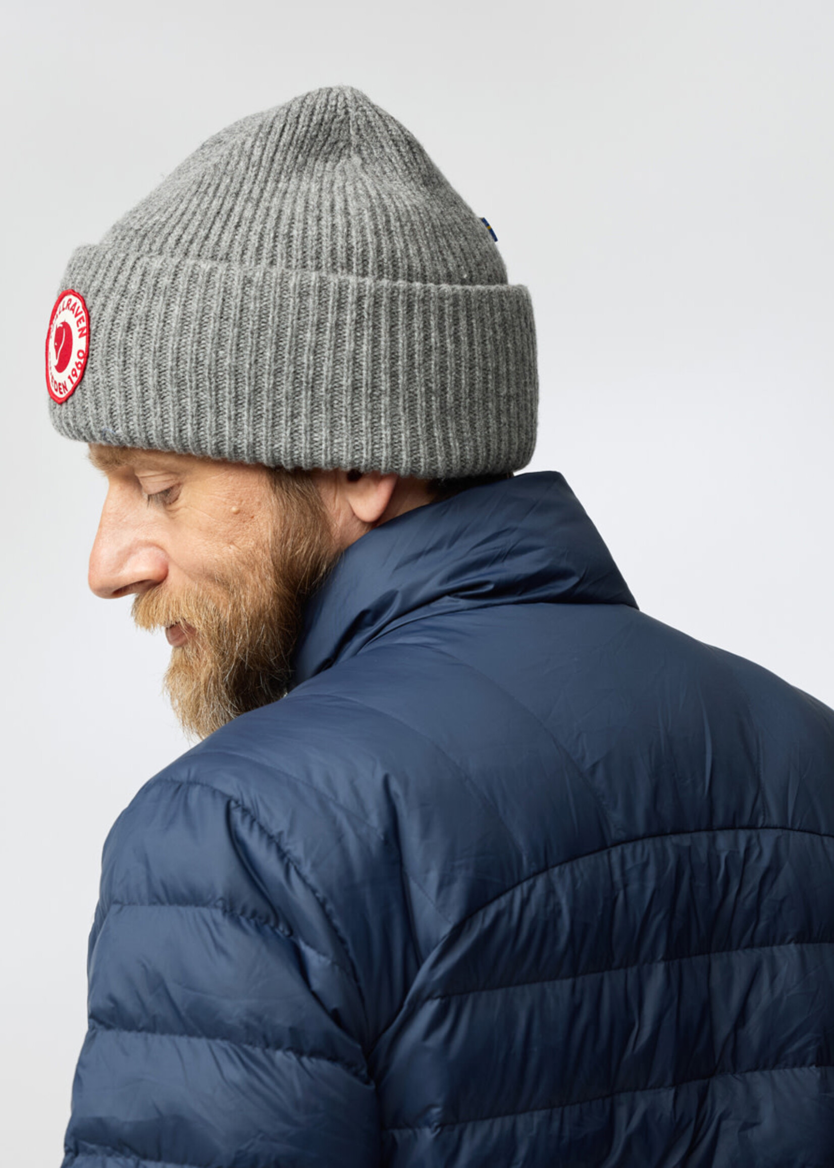 FJALL RAVEN 1960 LOGO Hat - GREY