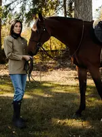 BRUNETTE  the label The Barn Coat