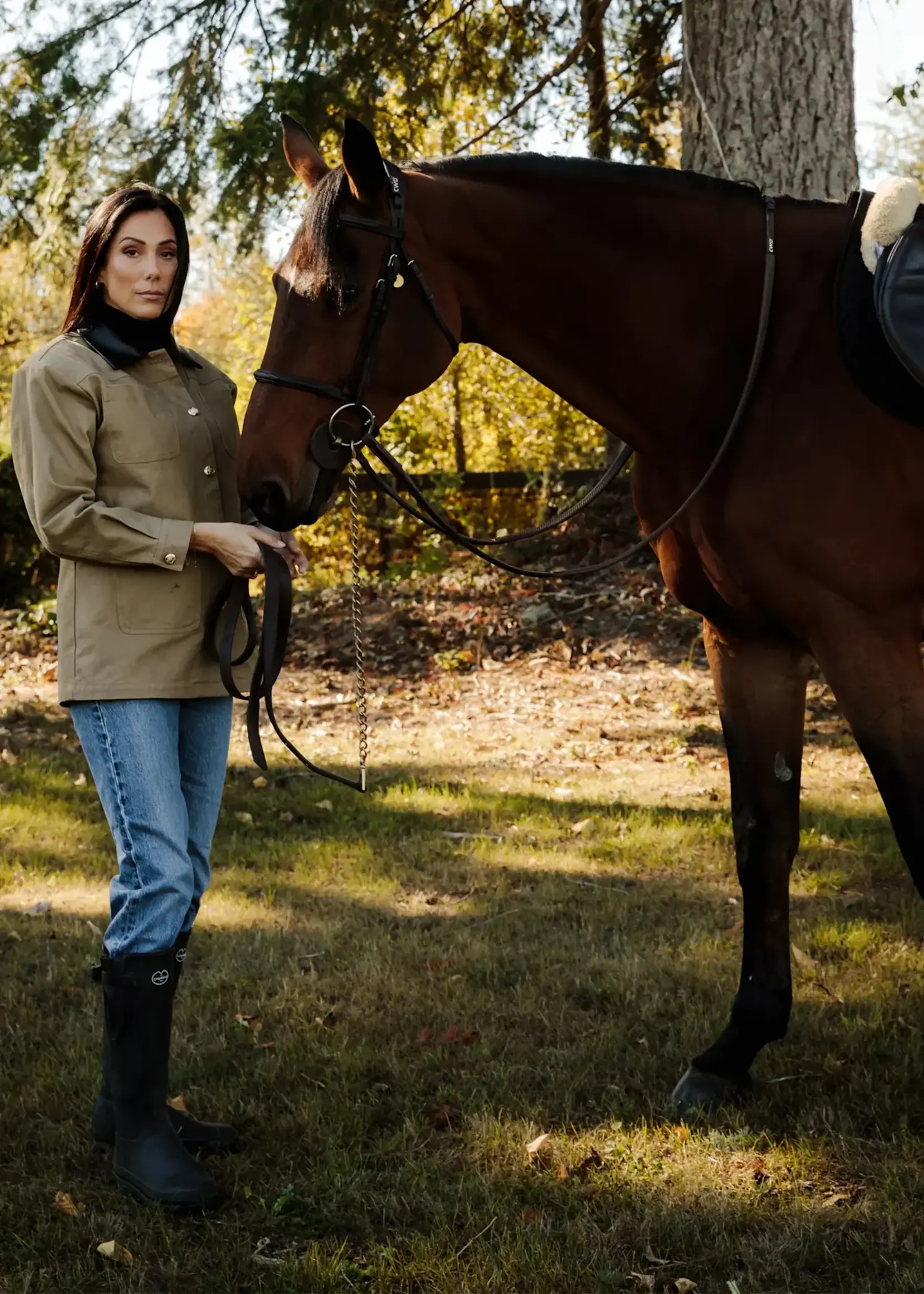 BRUNETTE  the label The Barn Coat