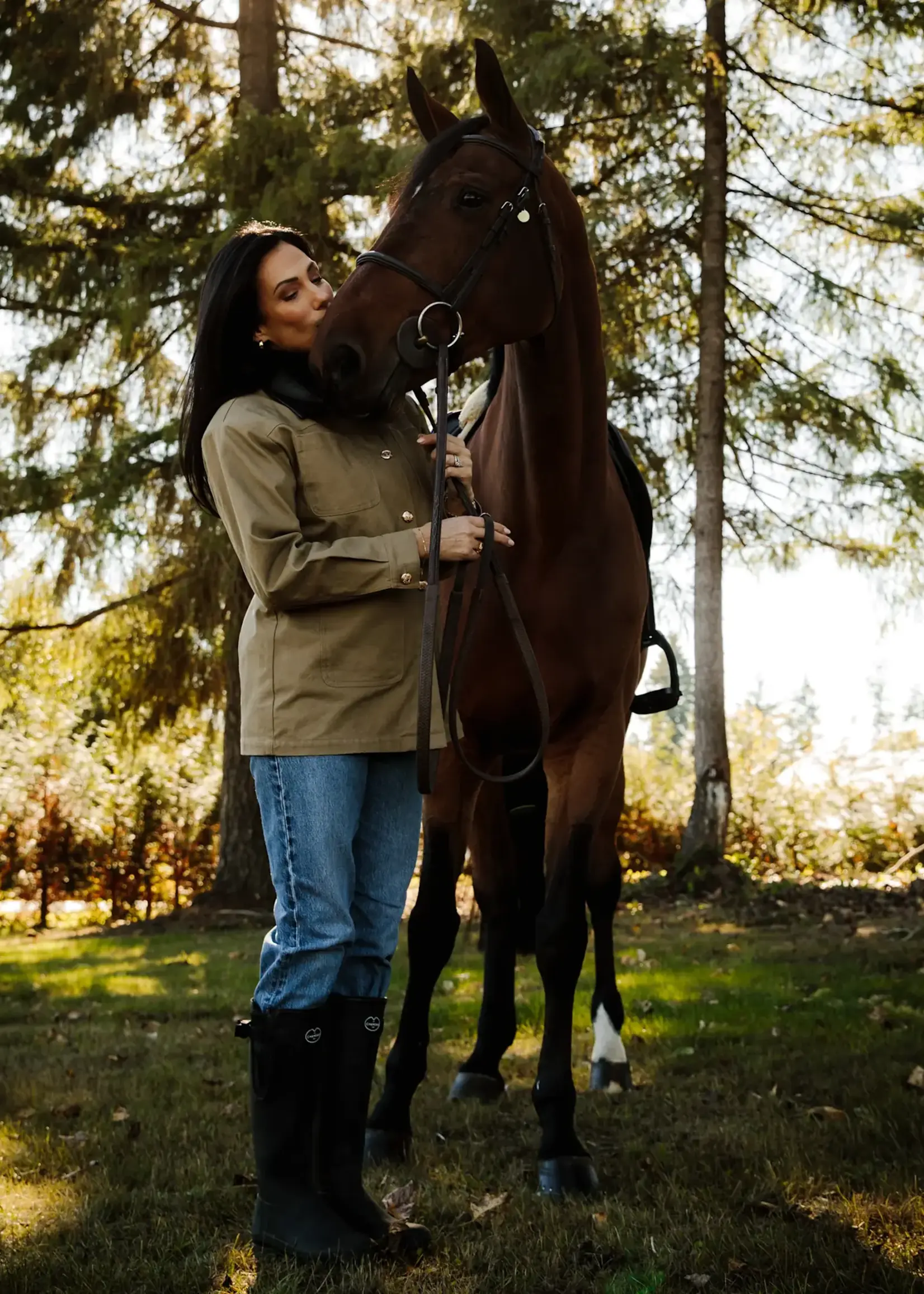 BRUNETTE  the label The Barn Coat