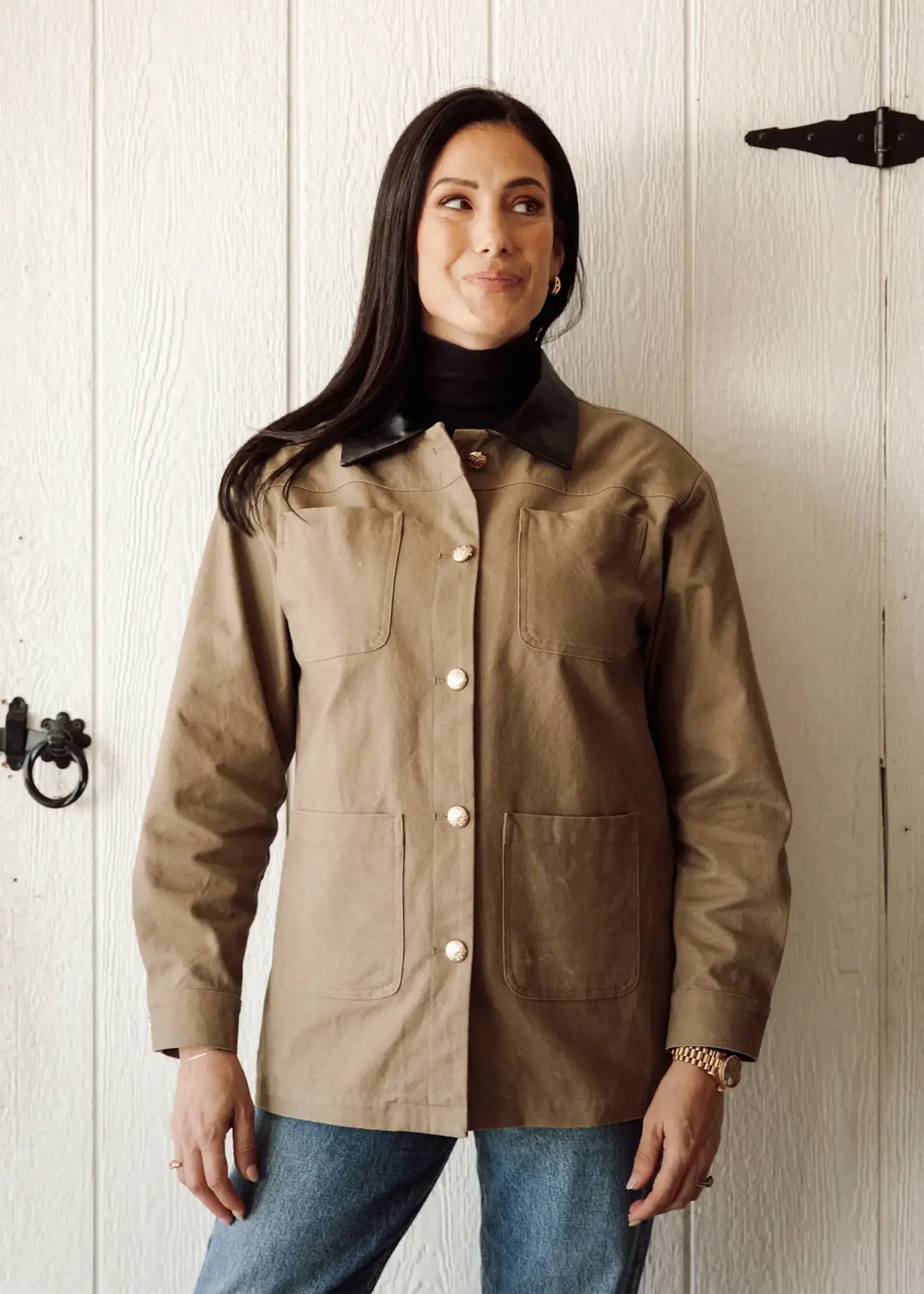 BRUNETTE  the label The Barn Coat