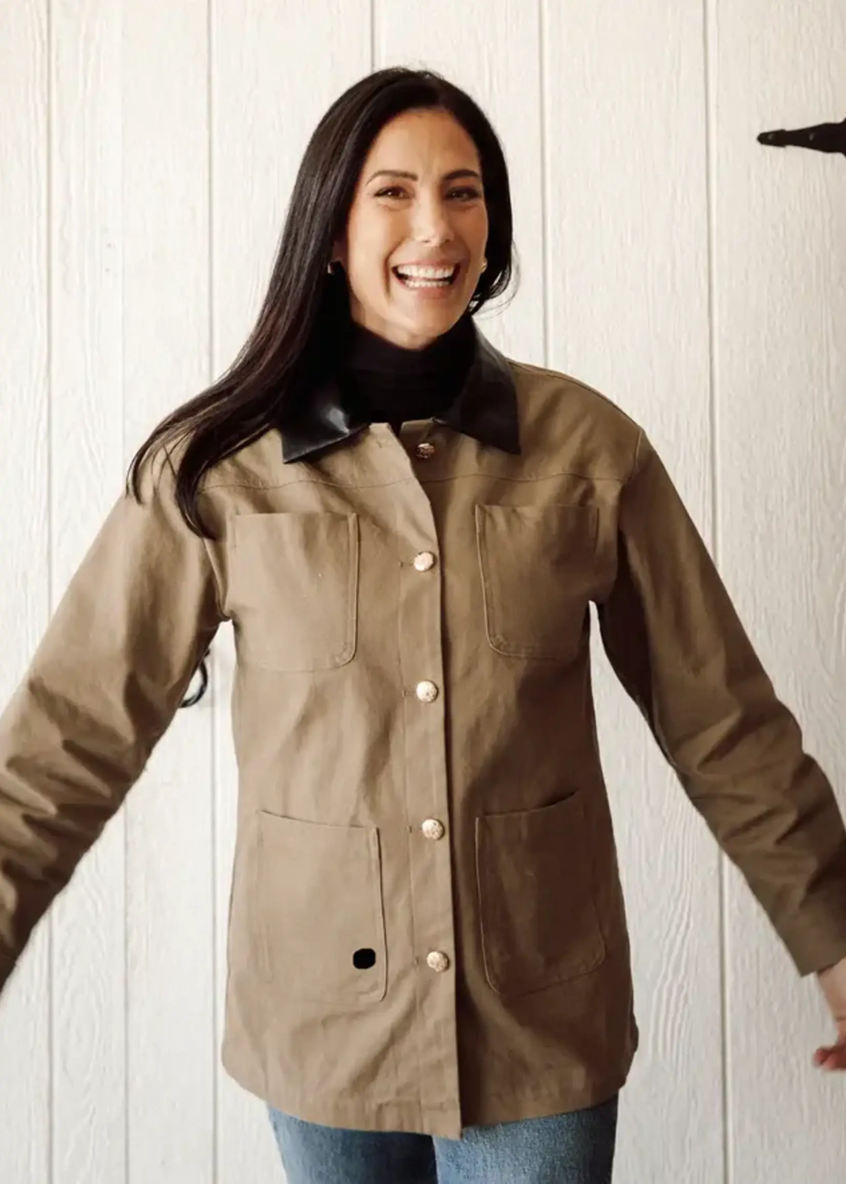 BRUNETTE  the label The Barn Coat