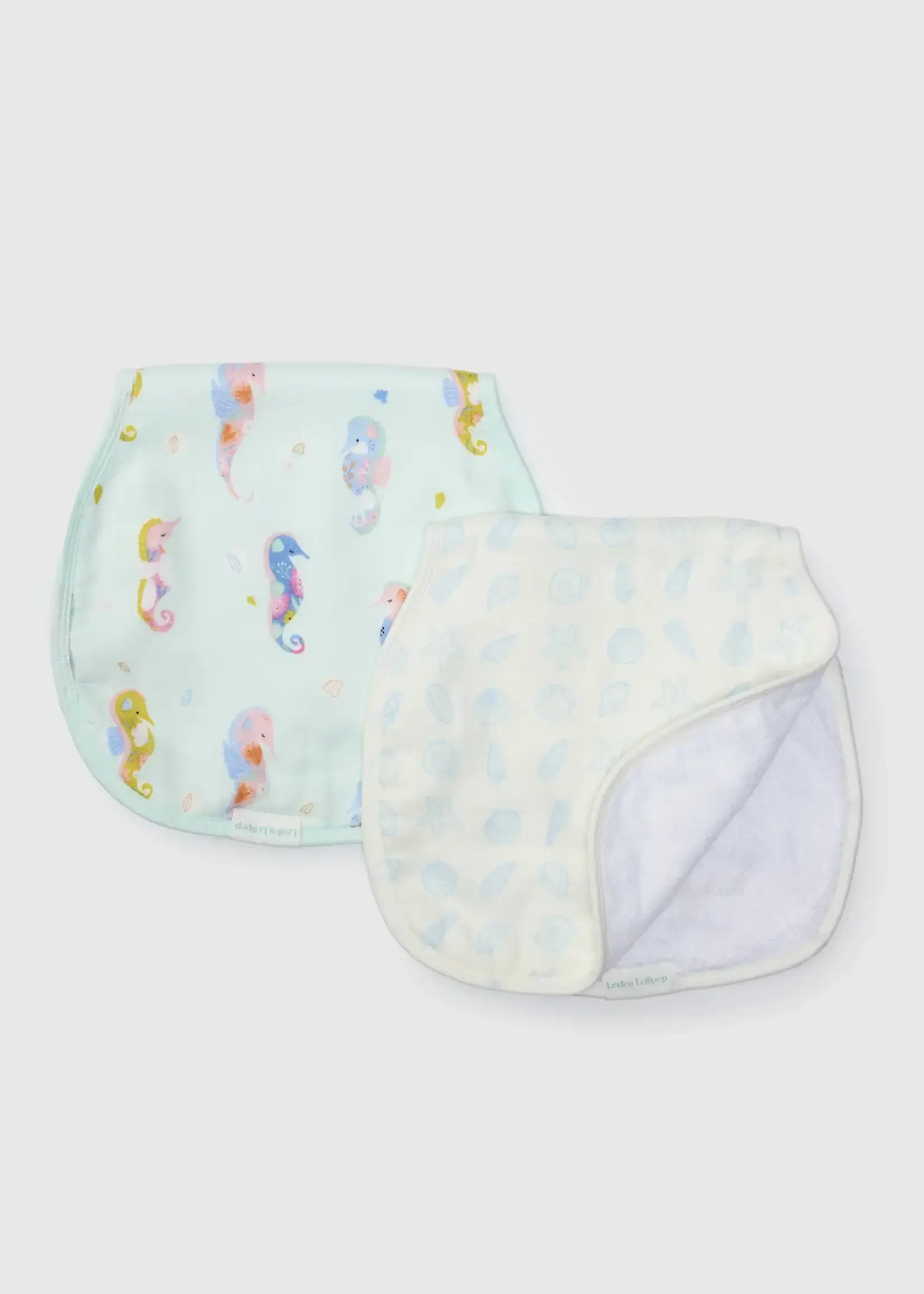 LOULOU LOLLIPOP Burp Cloth Set of 2