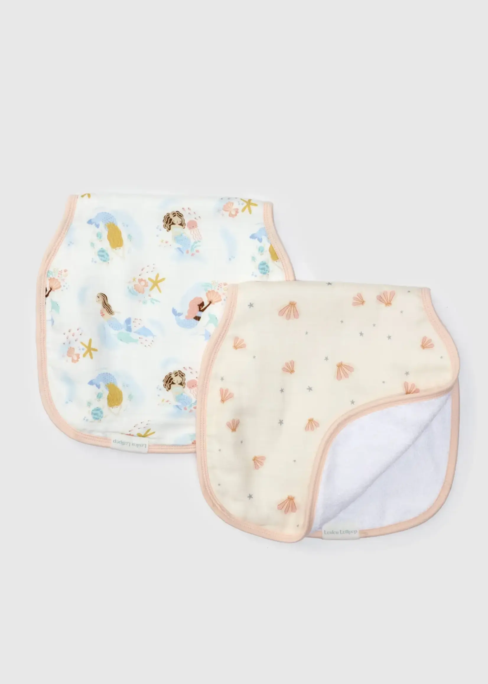 LOULOU LOLLIPOP Burp Cloth Set of 2