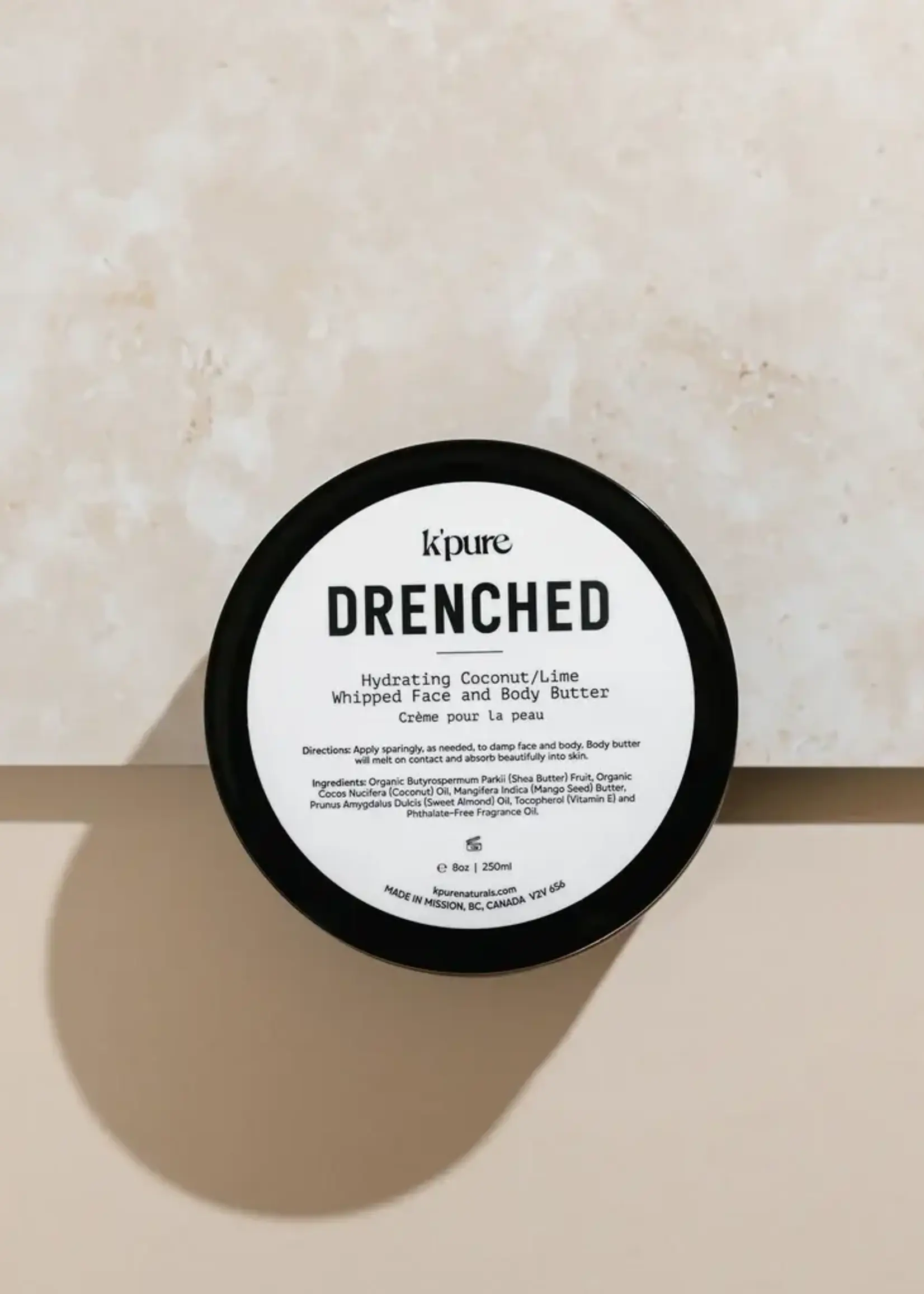 K'PURE DRENCHED  body butter, 250ml