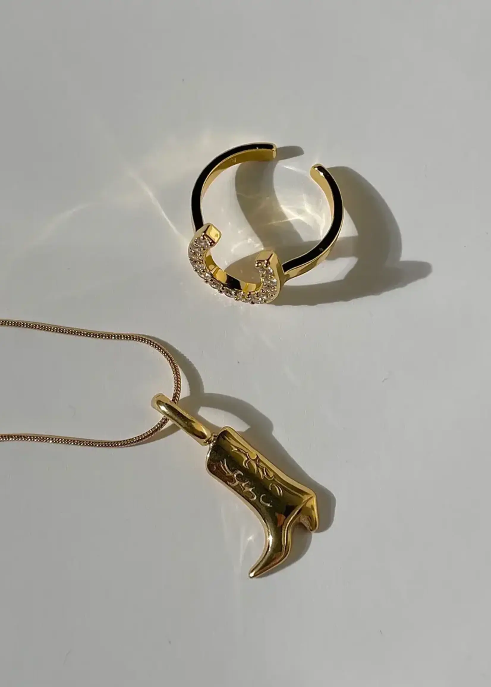 NAMASTE JEWELRY Lottie Boot Necklace